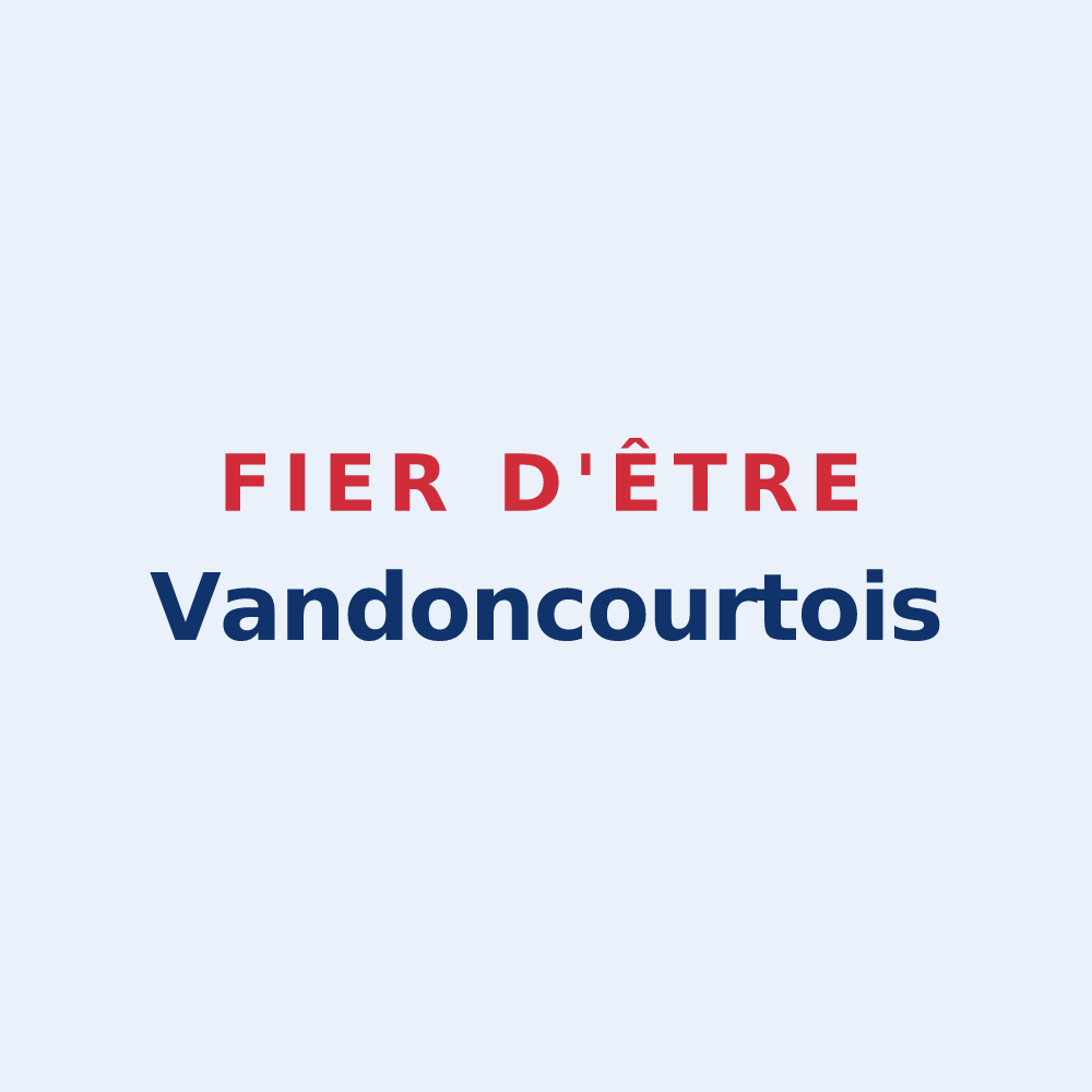 Sticker « Fier d'être Vandoncourtois » — design pour Vandoncourt