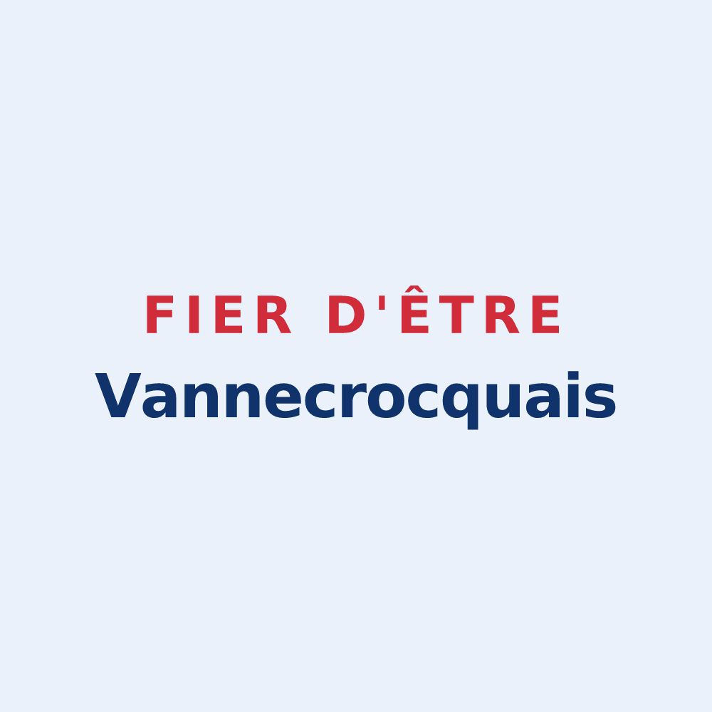 Sticker « Fier d'être Vannecrocquais » — design pour Vannecrocq