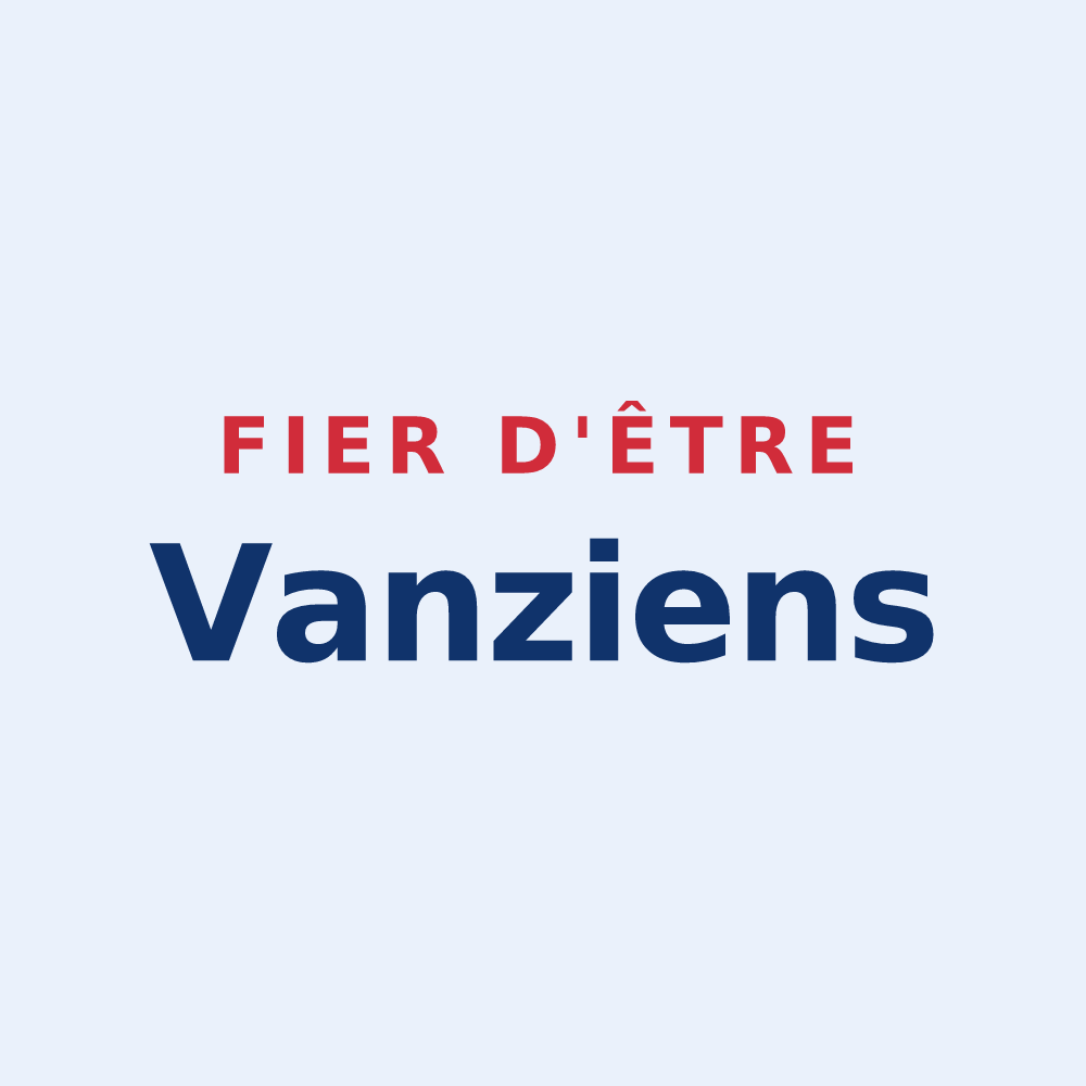 Sticker « Fier d'être Vanziens » — design pour Vanzy