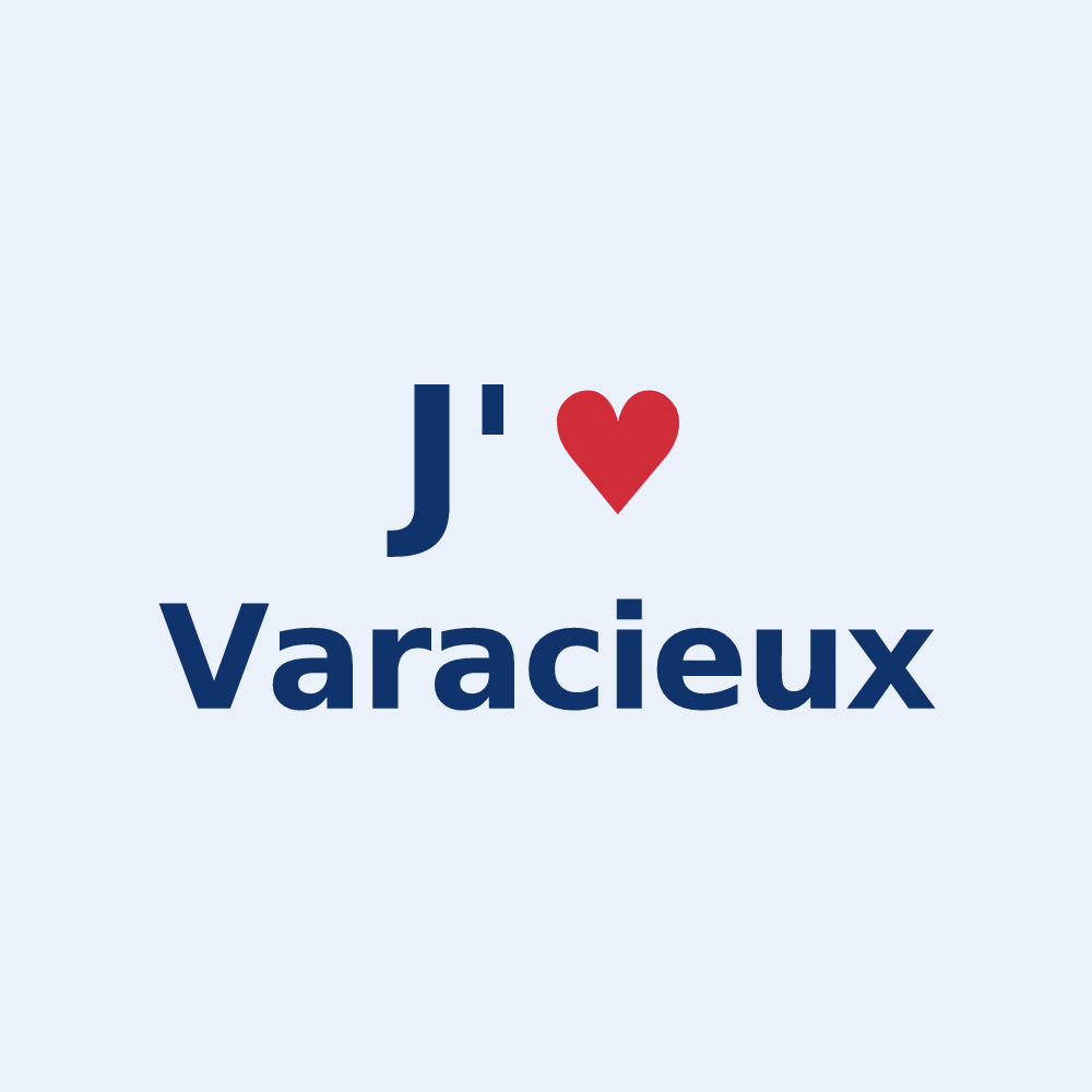 Sticker personnalisé Varacieux — design J'aime Varacieux