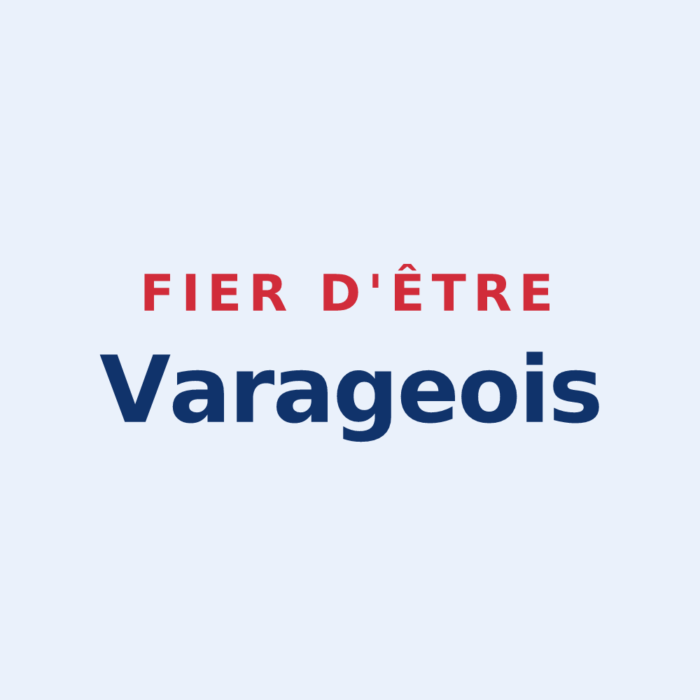 Sticker « Fier d'être Varageois » — design pour Varages