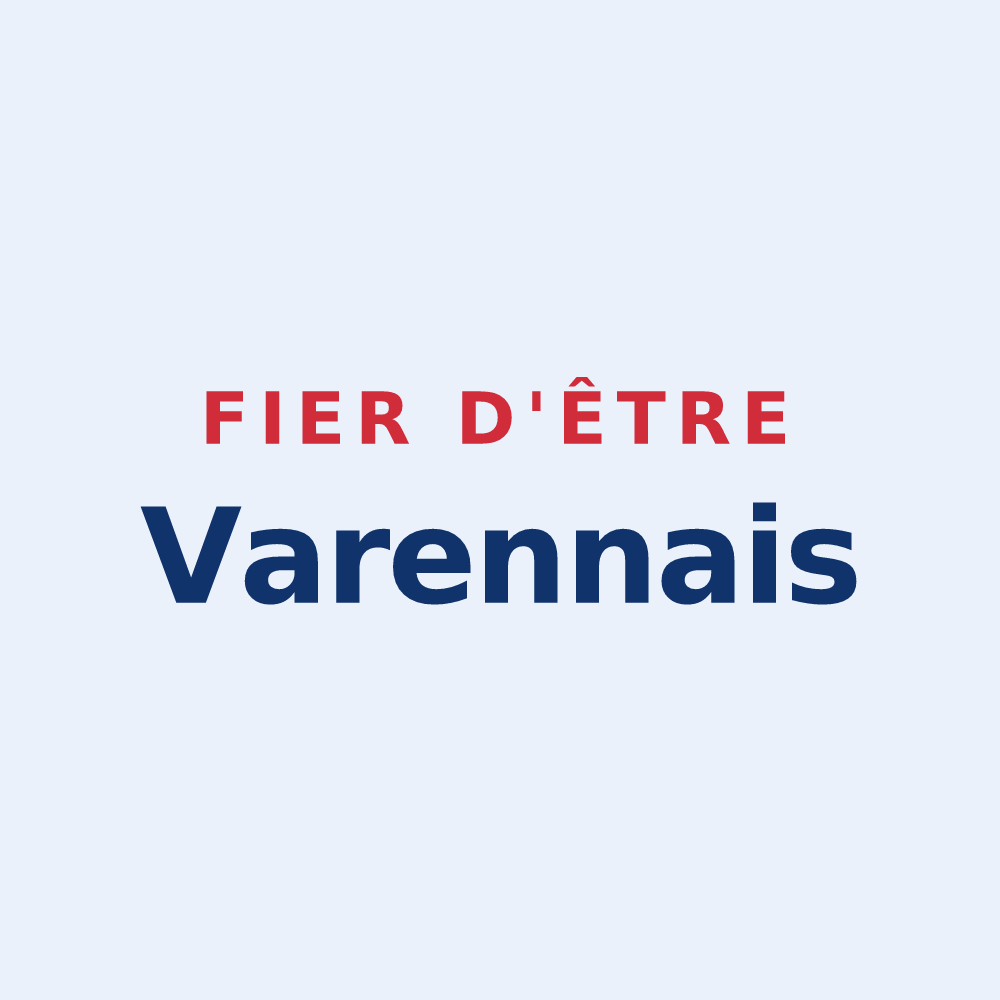 Sticker « Fier d'être Varennais » — design pour Varennes-sur-Amance