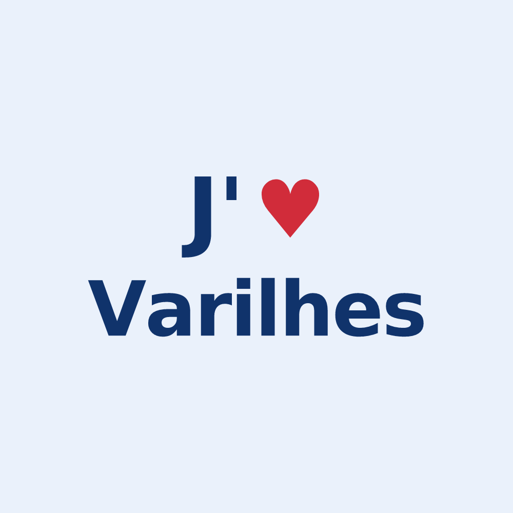 Sticker personnalisé Varilhes — design J'aime Varilhes
