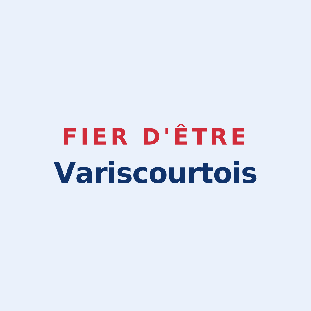 Sticker « Fier d'être Variscourtois » — design pour Variscourt