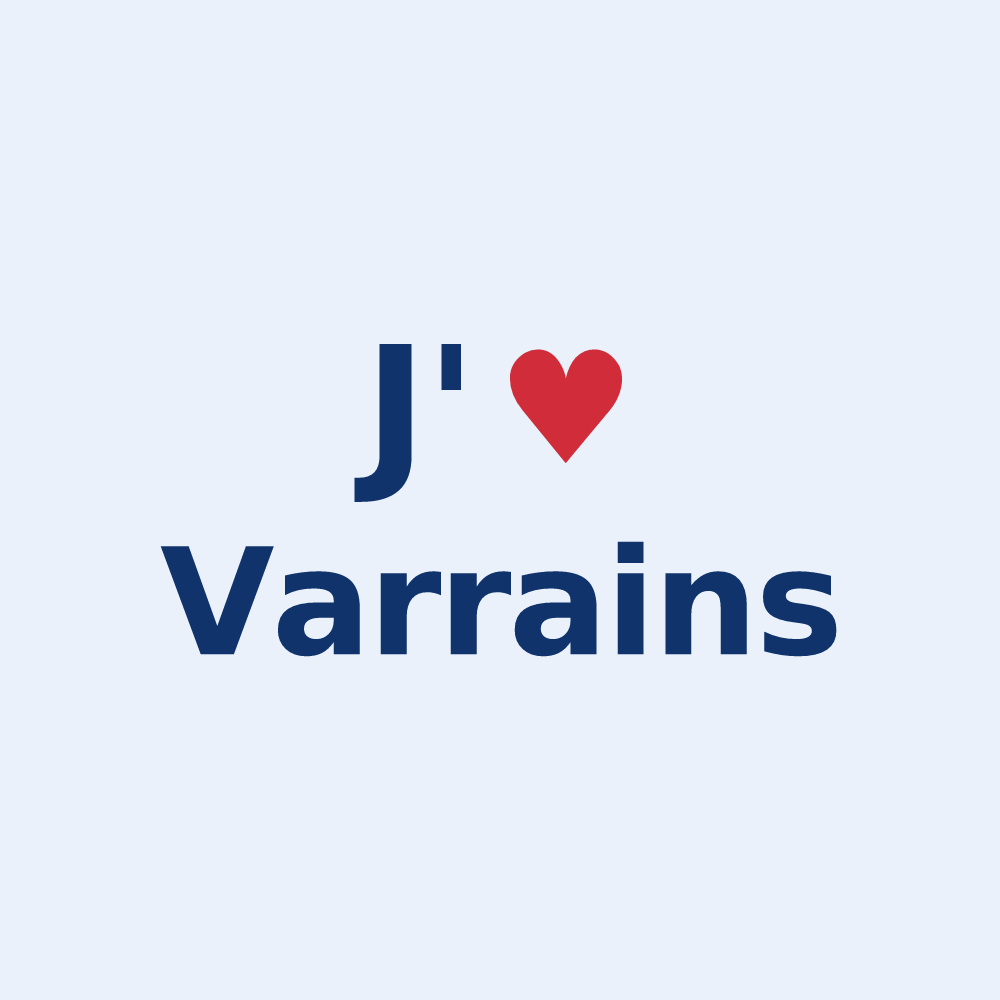 Sticker personnalisé Varrains — design J'aime Varrains