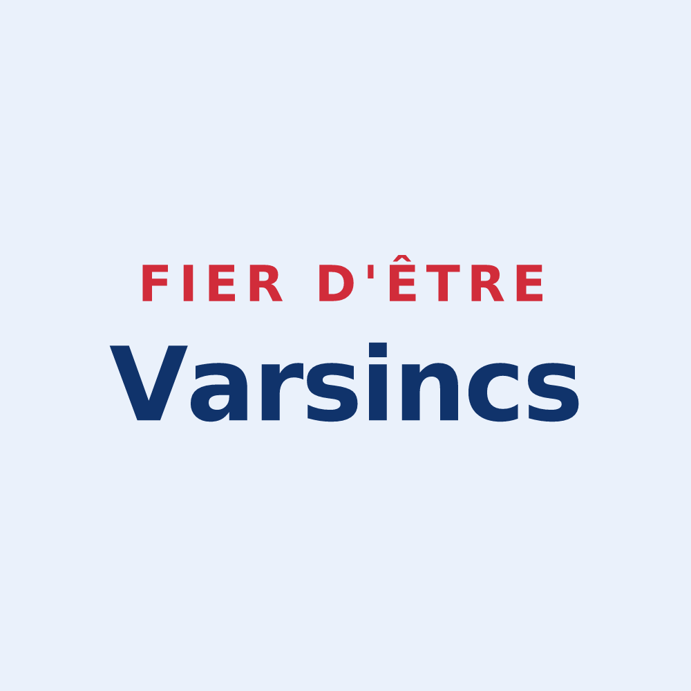 Sticker « Fier d'être Varsincs » — design pour Vars