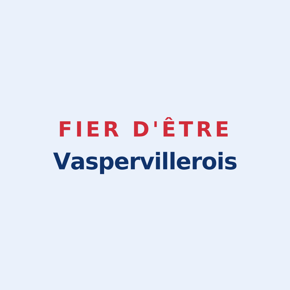 Sticker « Fier d'être Vaspervillerois » — design pour Vasperviller