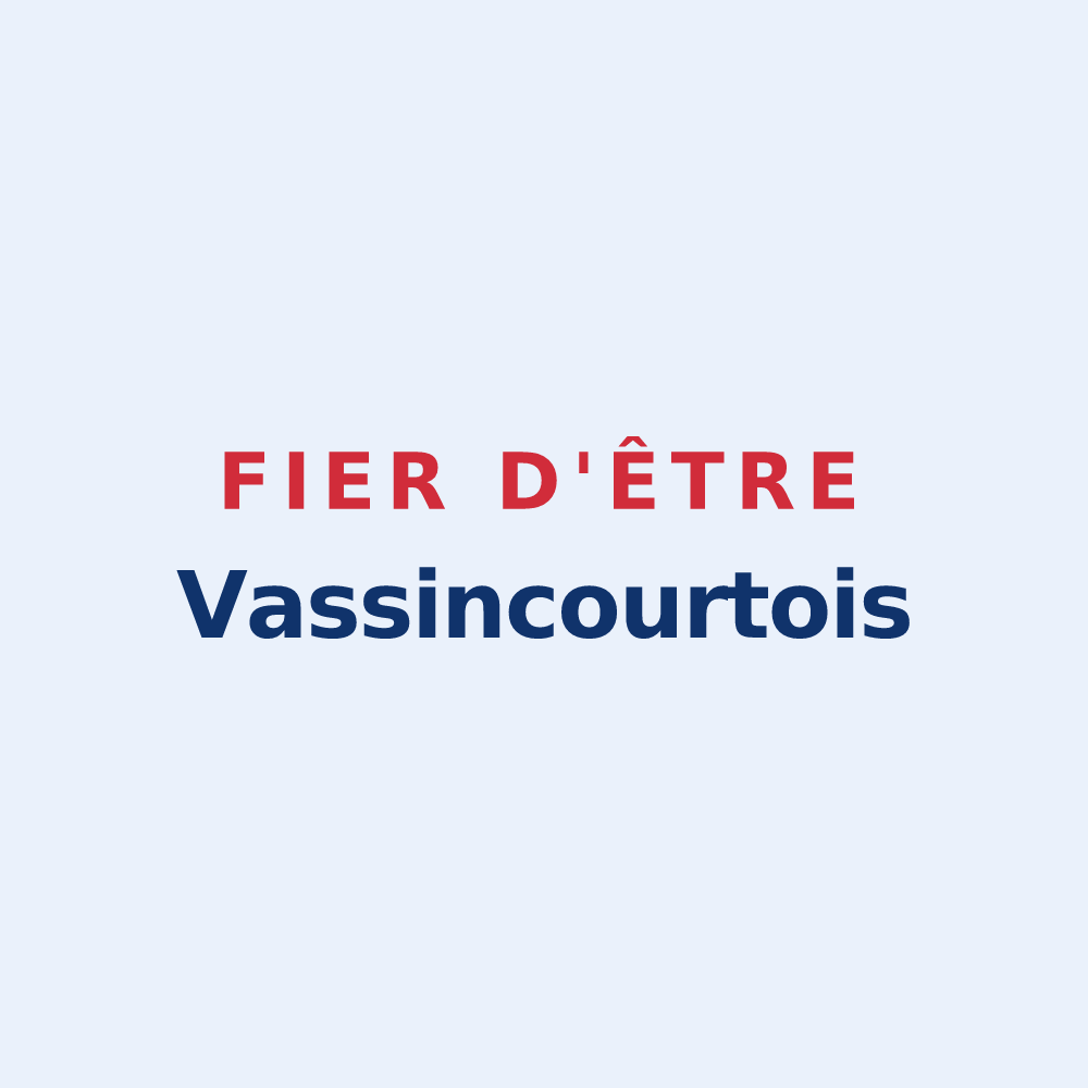 Sticker « Fier d'être Vassincourtois » — design pour Vassincourt