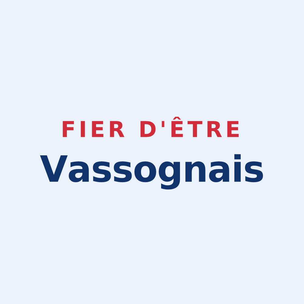 Sticker « Fier d'être Vassognais » — design pour Vassogne