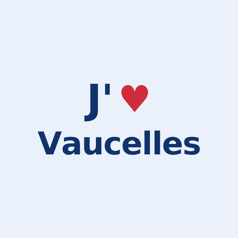 Sticker personnalisé Vaucelles — design J'aime Vaucelles