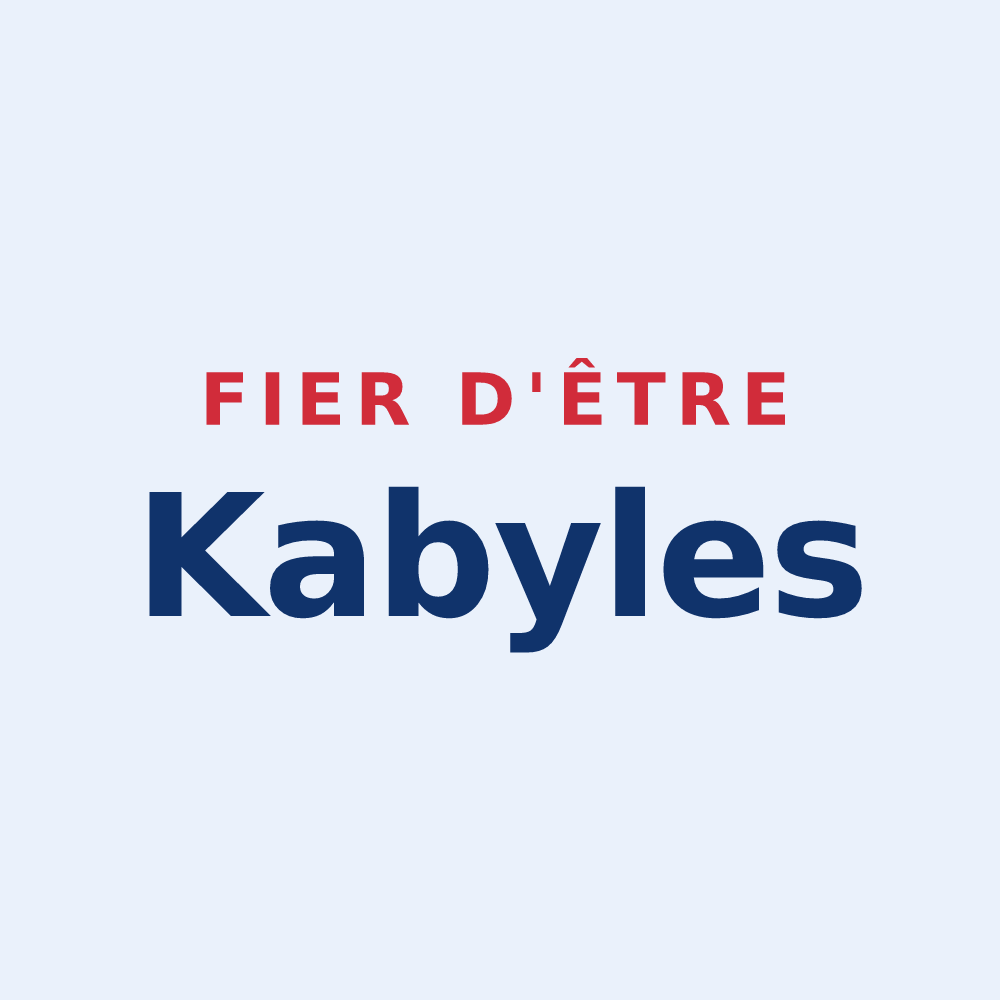 Sticker « Fier d'être Kabyles » — design pour Vauchonvilliers
