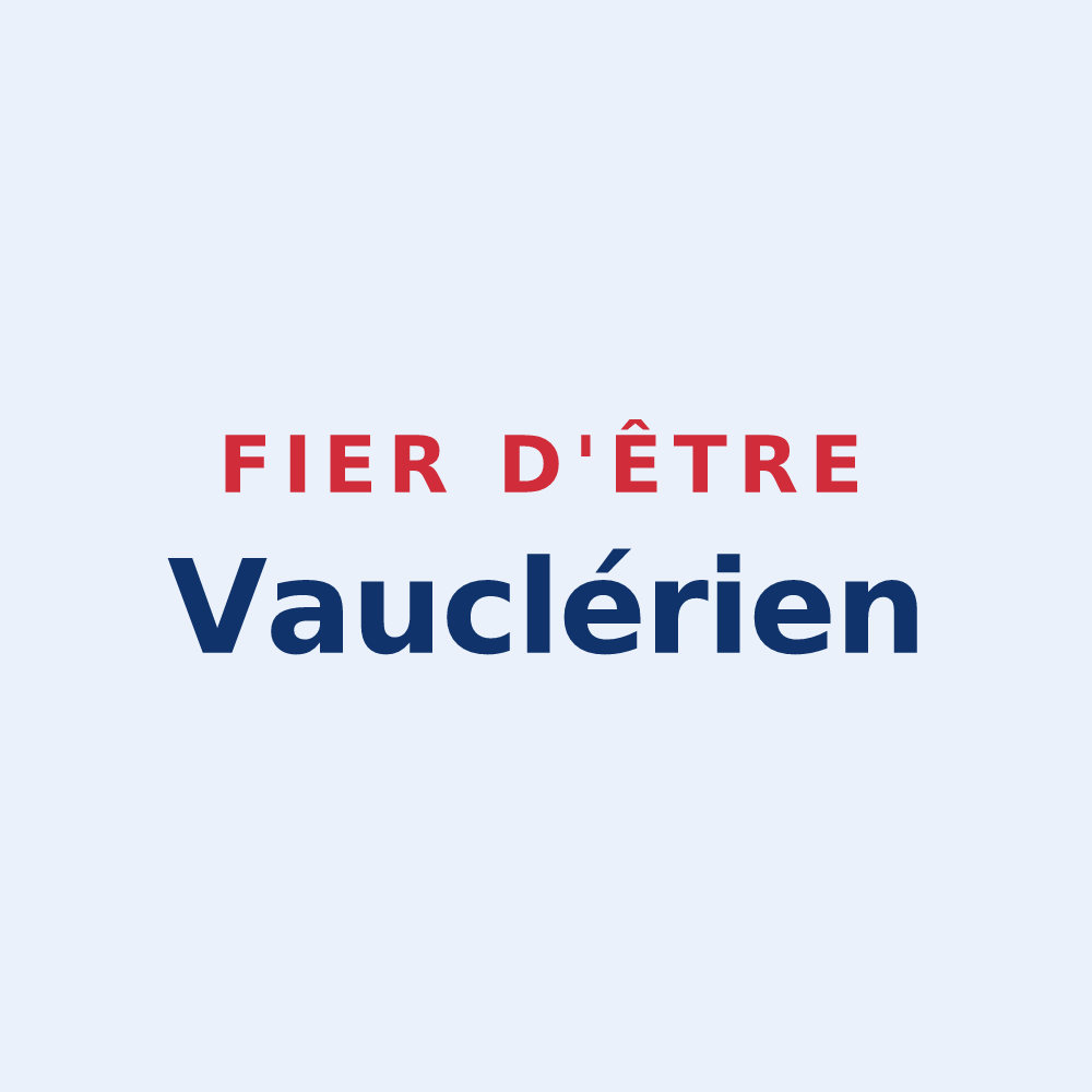 Sticker « Fier d'être Vauclérien » — design pour Vauclerc