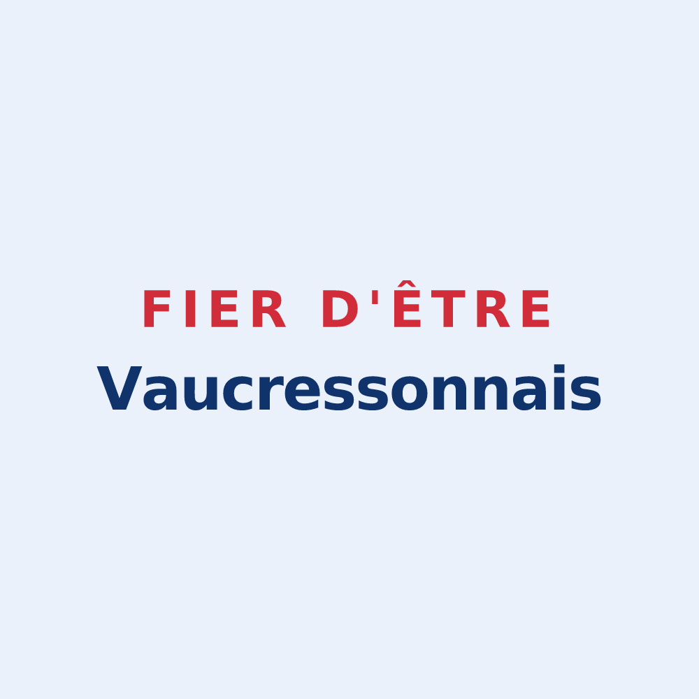 Sticker « Fier d'être Vaucressonnais » — design pour Vaucresson