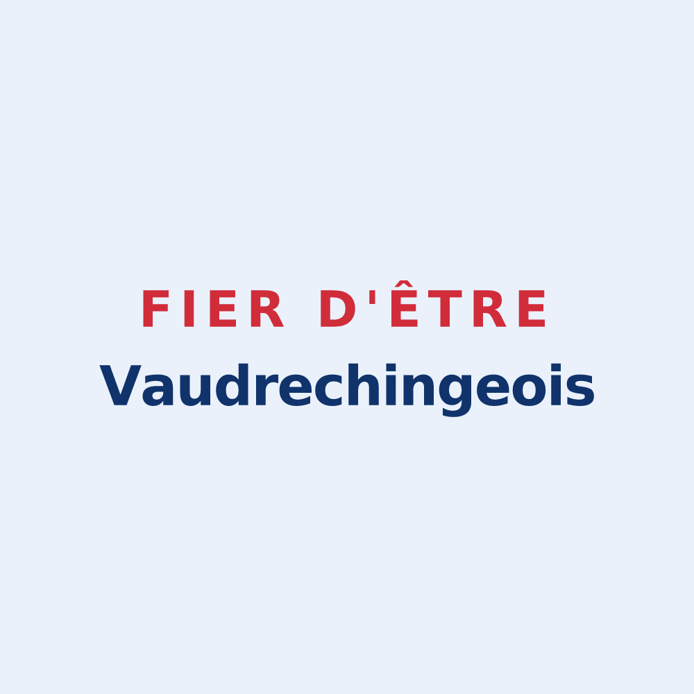 Sticker « Fier d'être Vaudrechingeois » — design pour Vaudreching