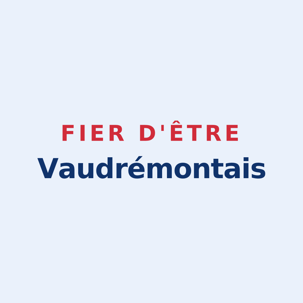 Sticker « Fier d'être Vaudrémontais » — design pour Vaudrémont
