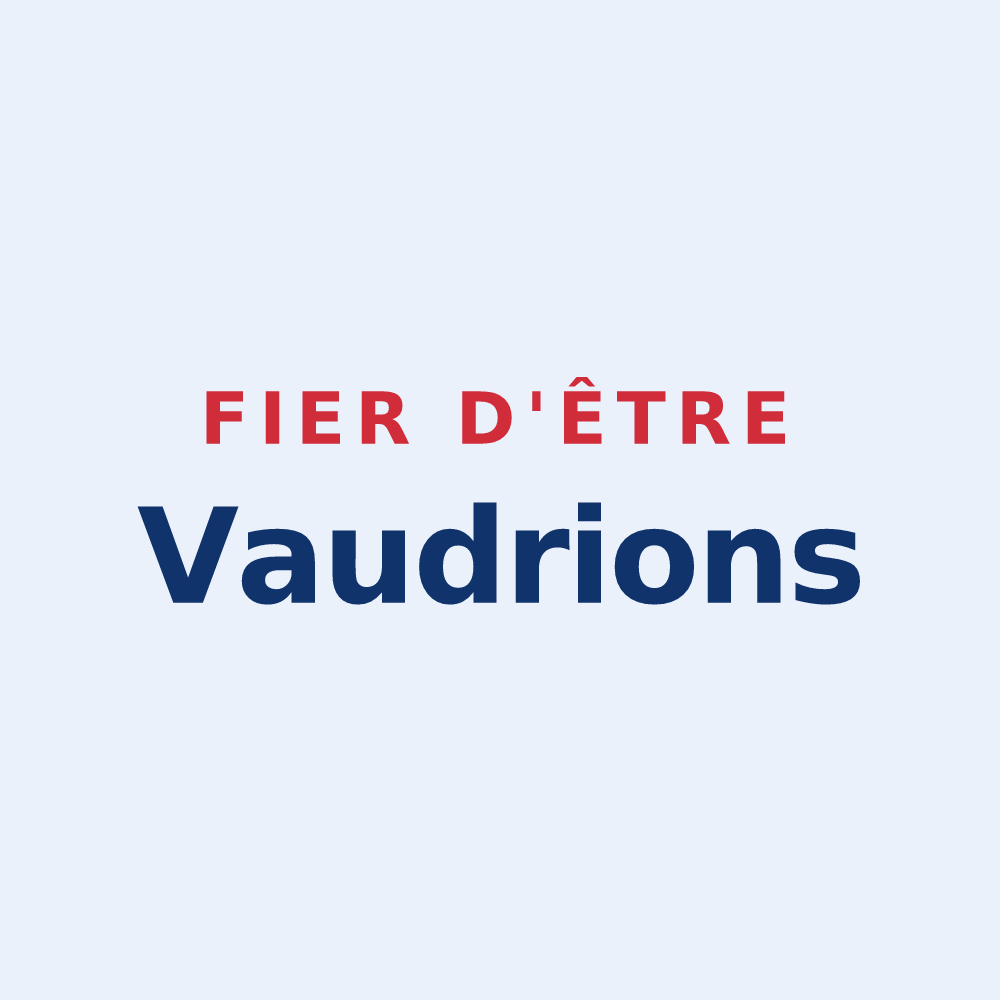 Sticker « Fier d'être Vaudrions » — design pour Vaudrey