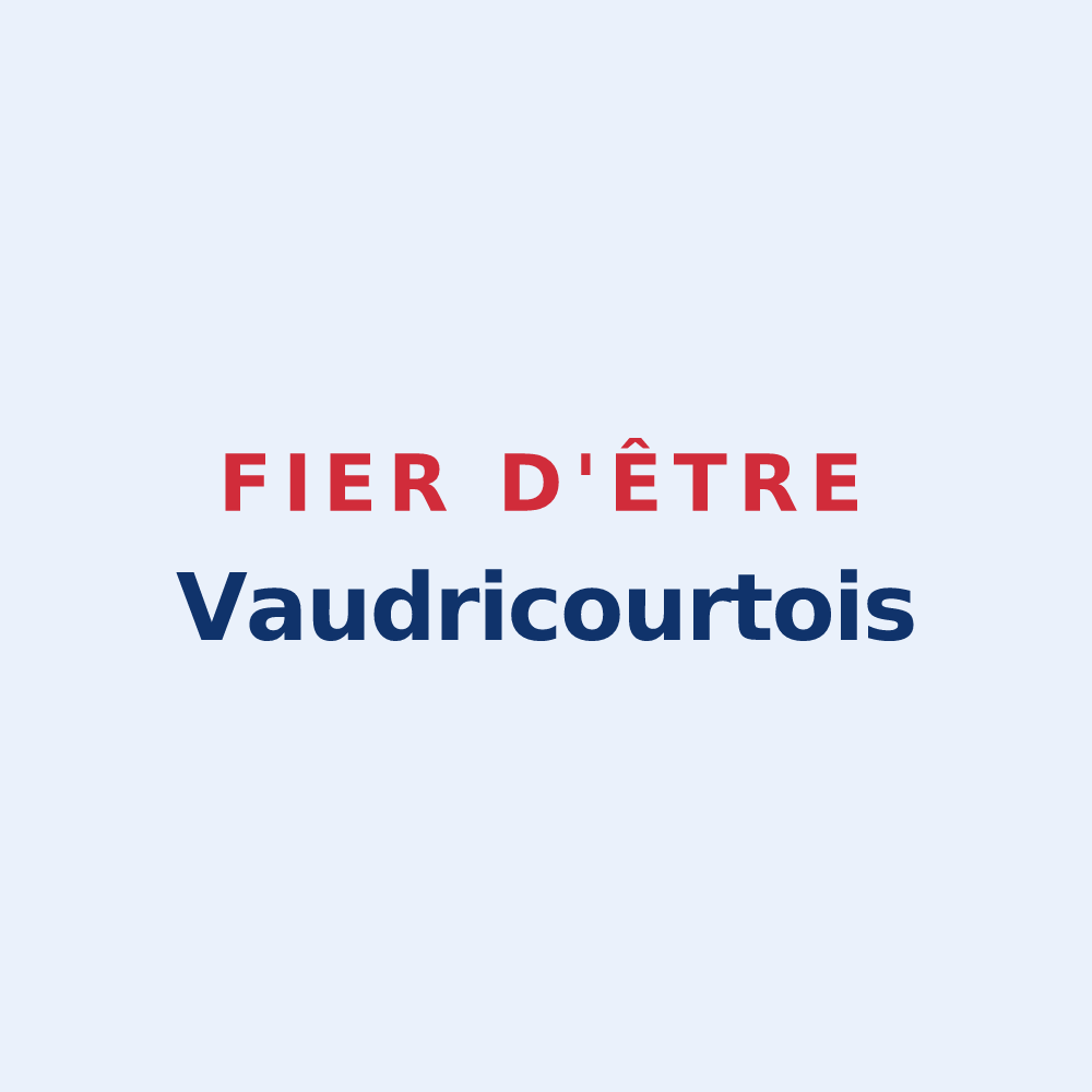 Sticker « Fier d'être Vaudricourtois » — design pour Vaudricourt