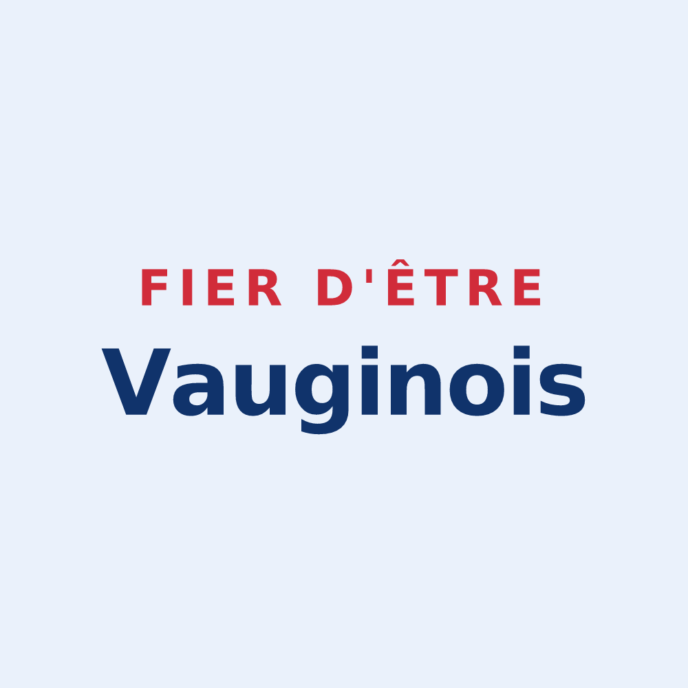 Sticker « Fier d'être Vauginois » — design pour Vaugines