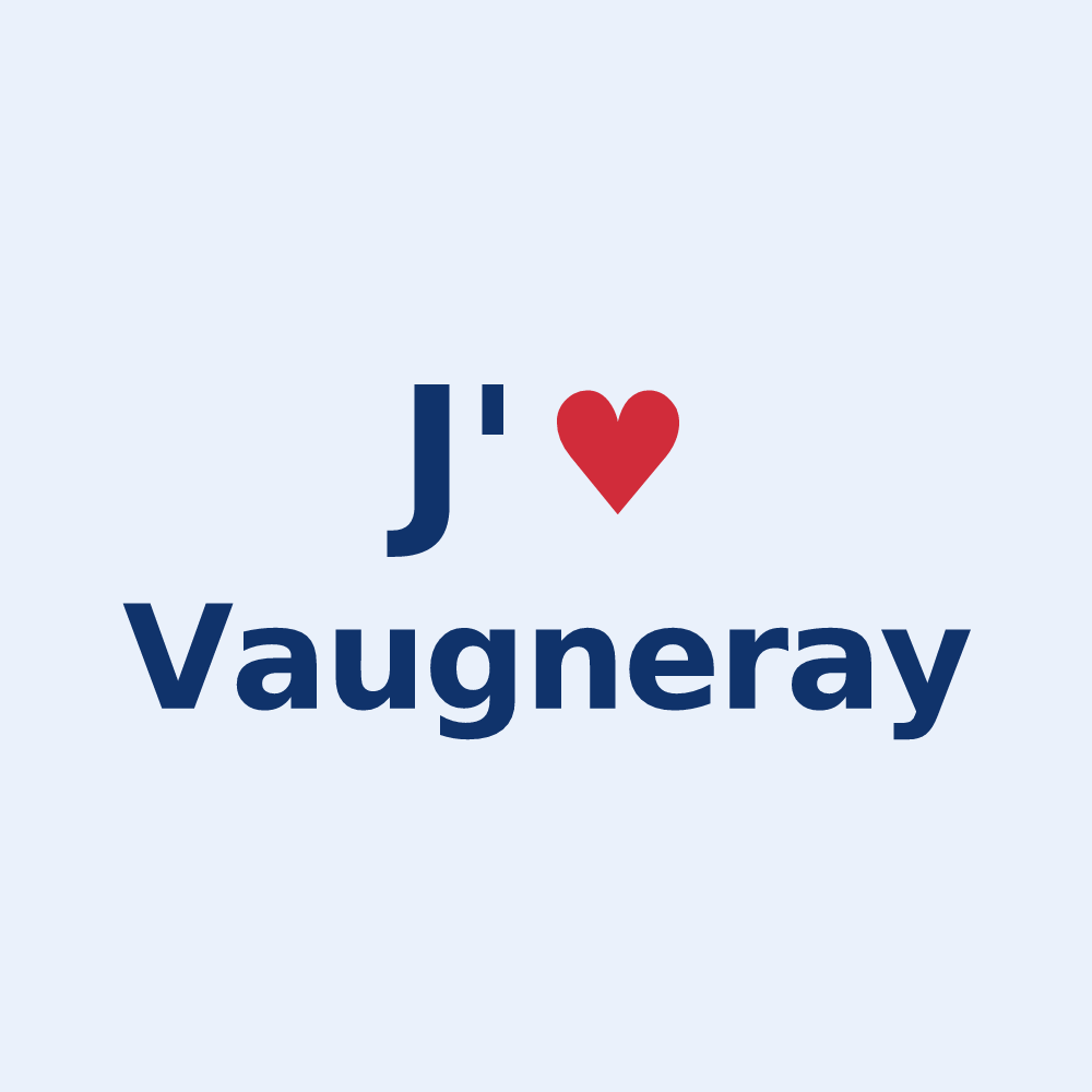 Sticker personnalisé Vaugneray — design J'aime Vaugneray