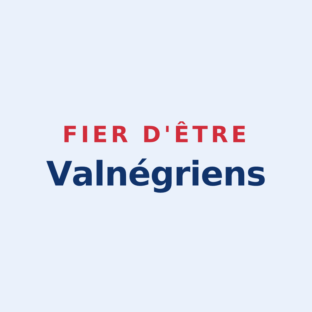 Sticker « Fier d'être Valnégriens » — design pour Vaugneray