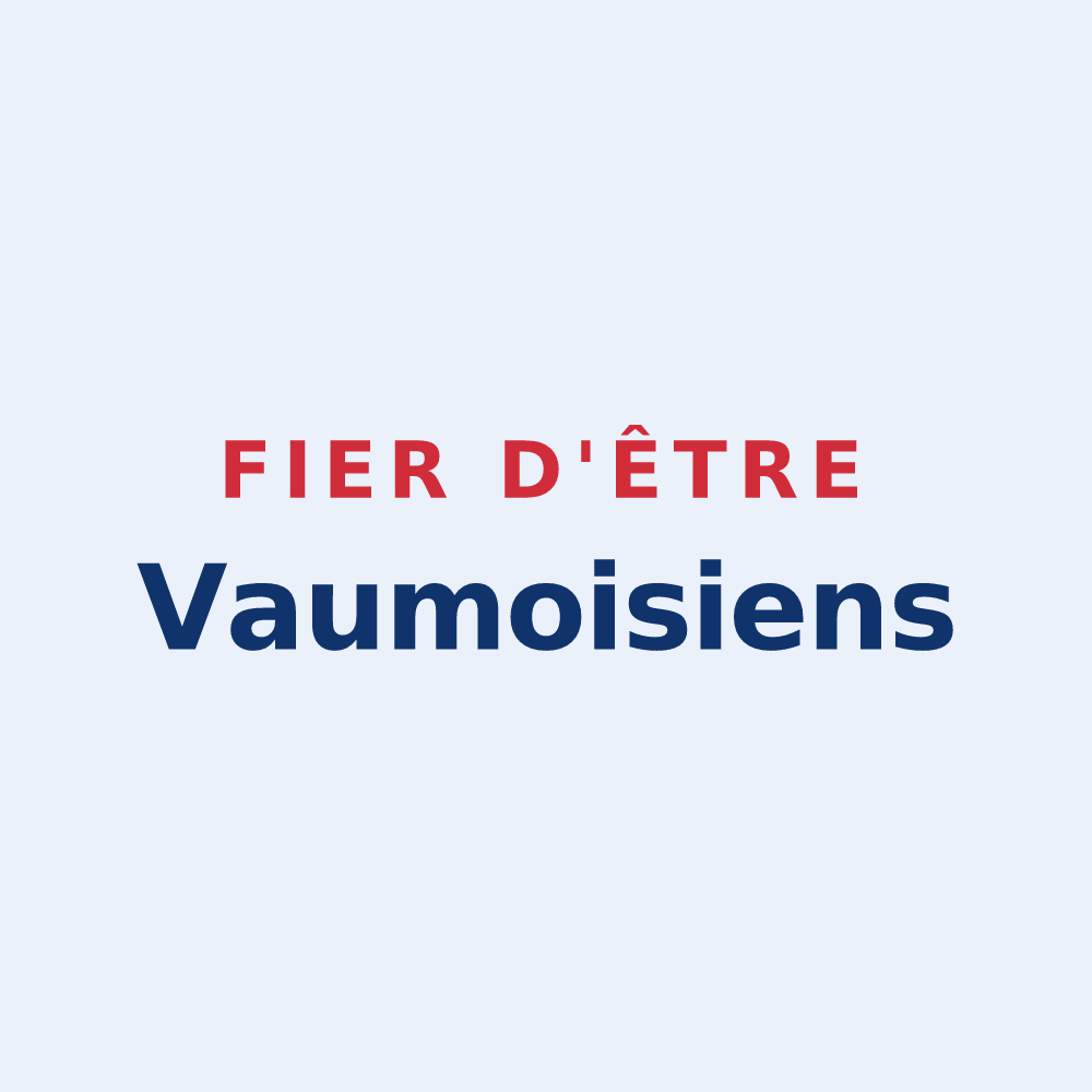 Sticker « Fier d'être Vaumoisiens » — design pour Vaumoise