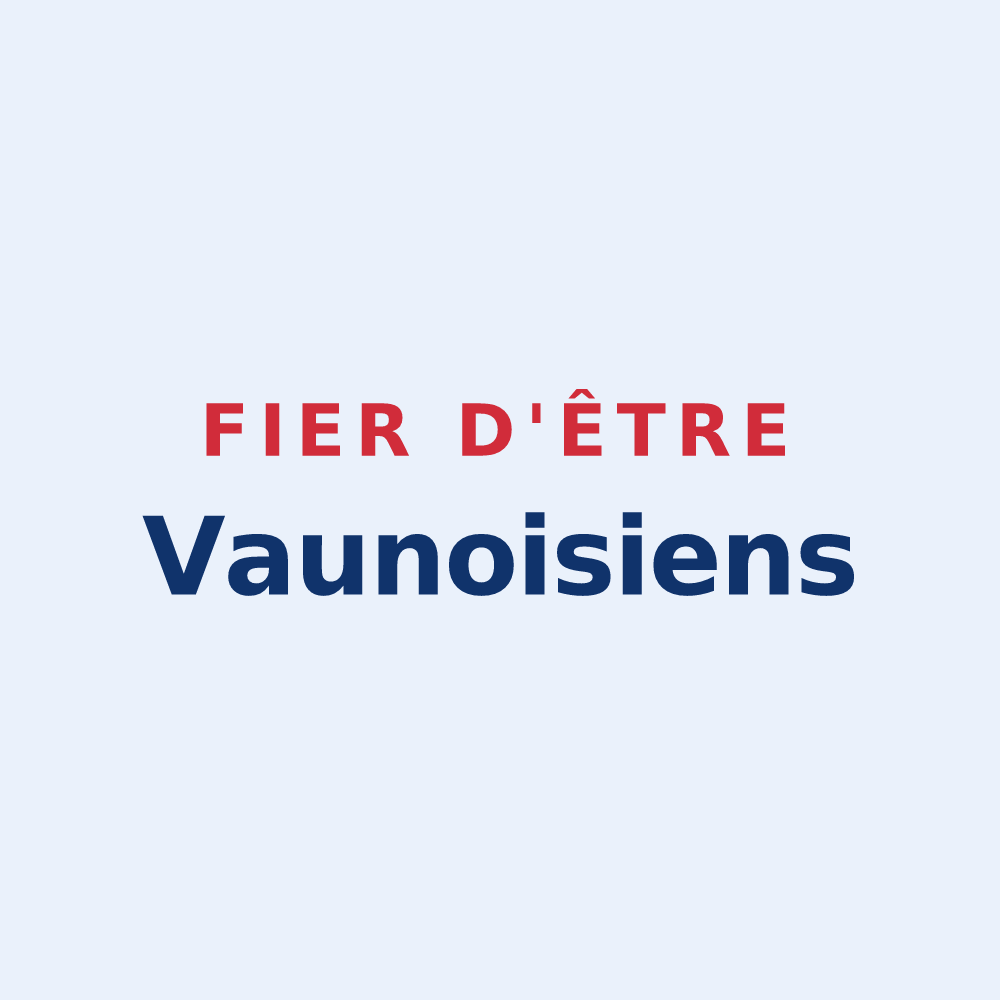 Sticker « Fier d'être Vaunoisiens » — design pour Vaunoise