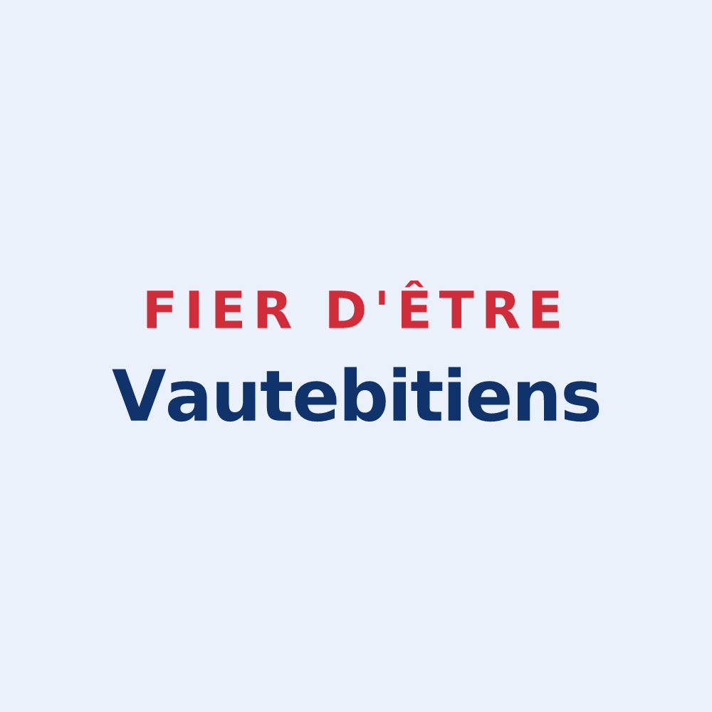 Sticker « Fier d'être Vautebitiens » — design pour Vautebis