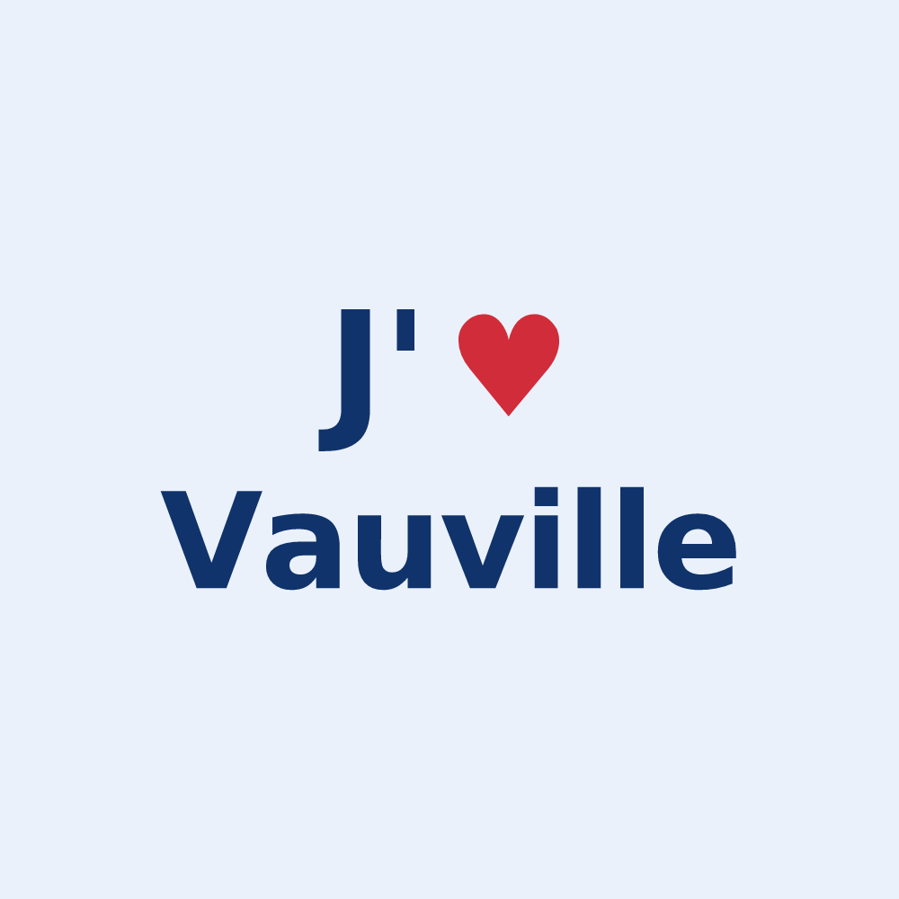 Sticker personnalisé Vauville — design J'aime Vauville