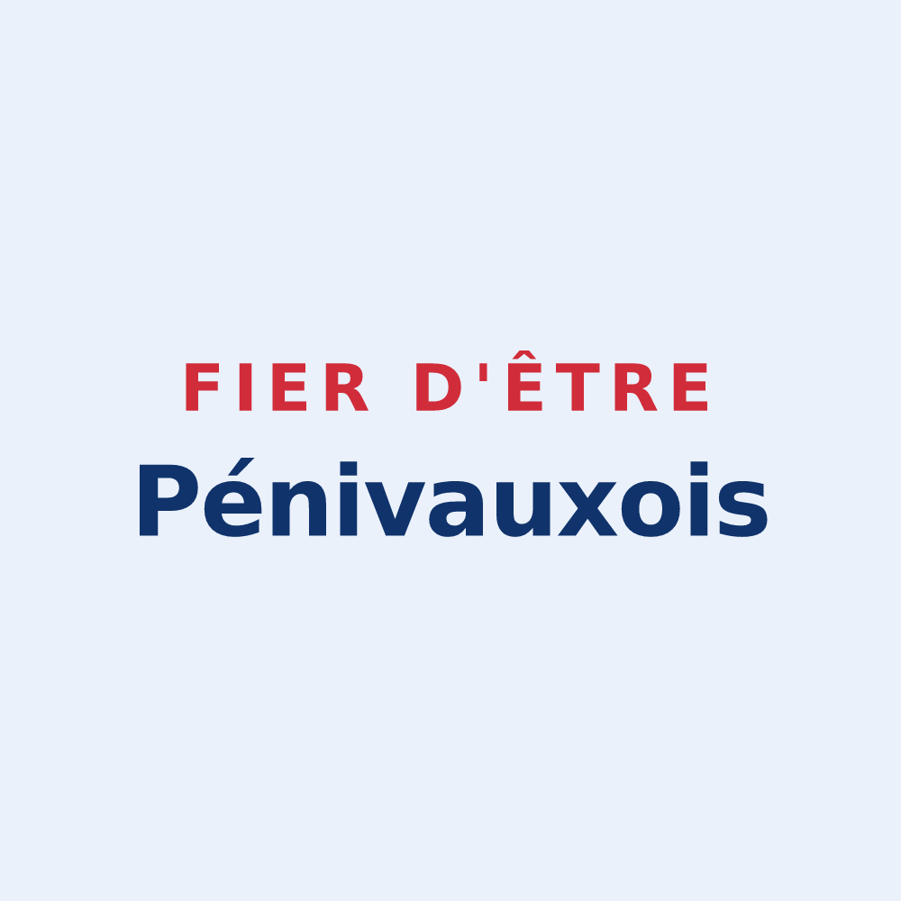 Sticker « Fier d'être Pénivauxois » — design pour Vaux-le-Pénil