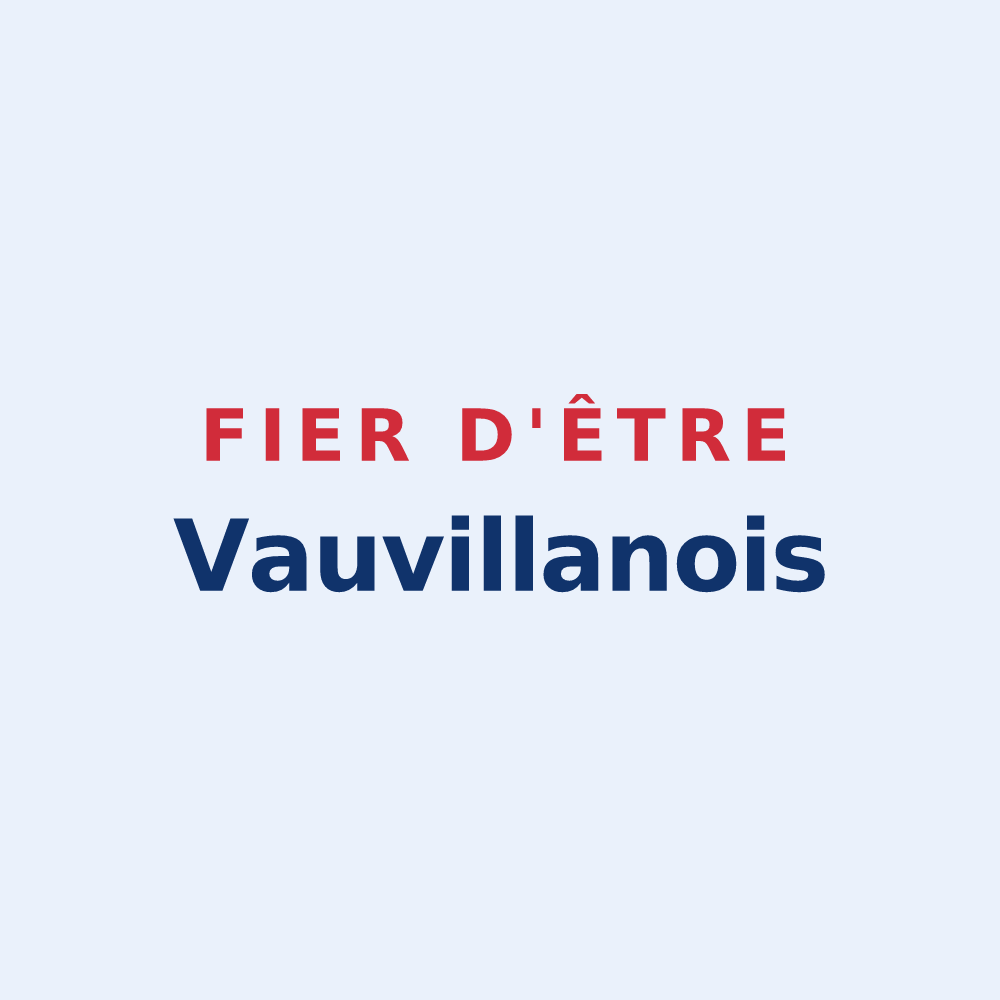 Sticker « Fier d'être Vauvillanois » — design pour Vaux-Villaine