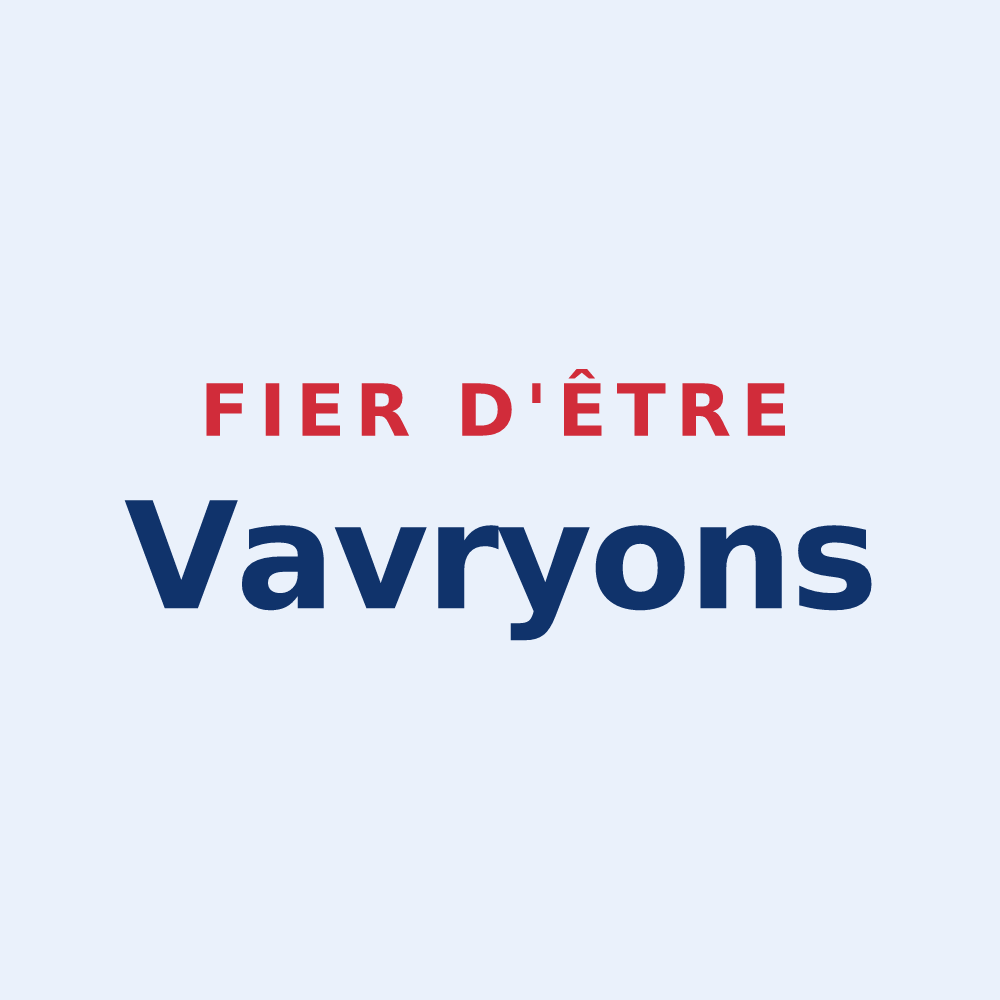 Sticker « Fier d'être Vavryons » — design pour Vavray-le-Petit