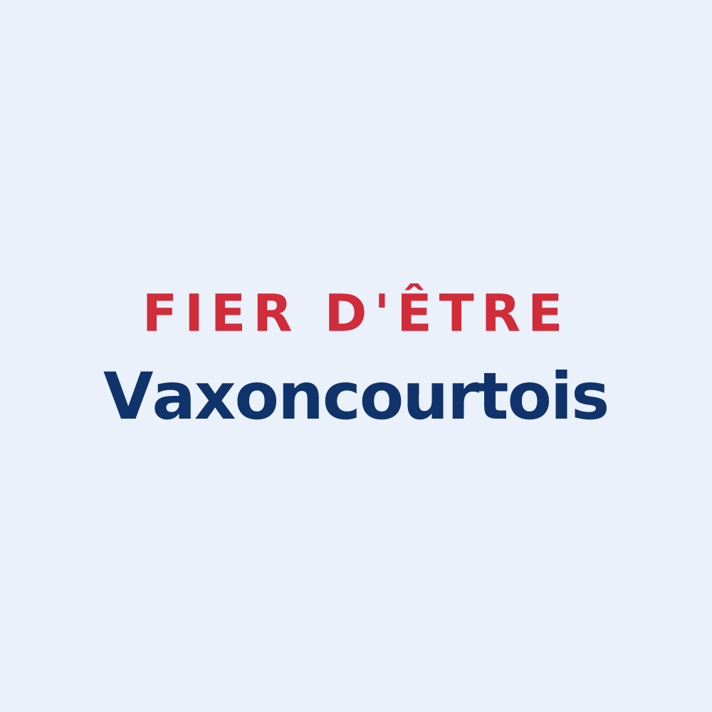 Sticker « Fier d'être Vaxoncourtois » — design pour Vaxoncourt