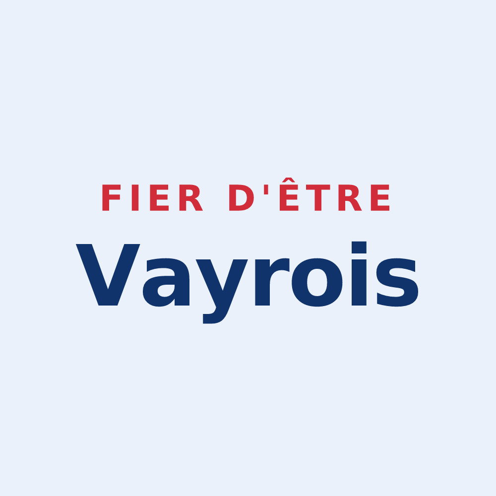 Sticker « Fier d'être Vayrois » — design pour Vayres-sur-Essonne