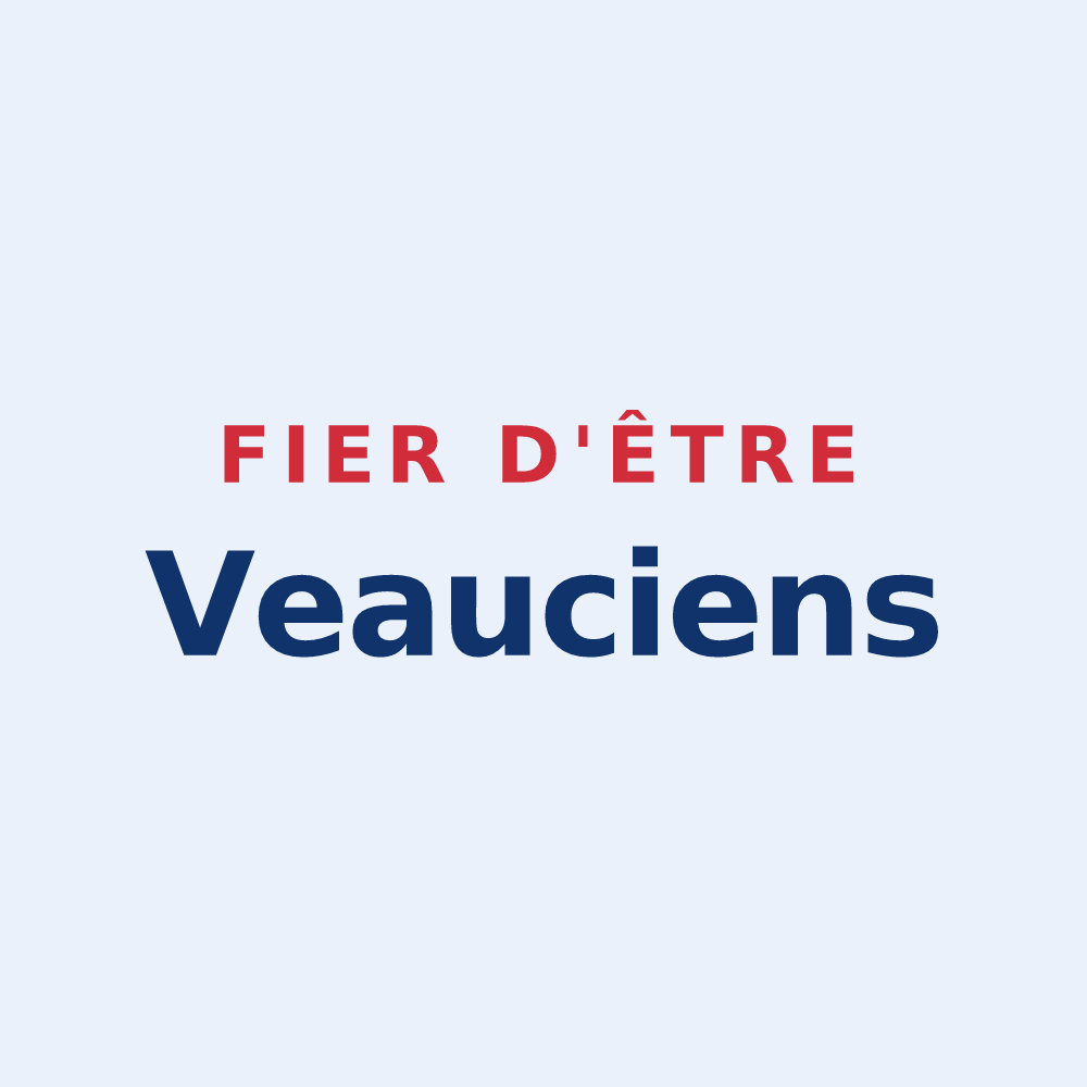 Sticker « Fier d'être Veauciens » — design pour Veauce