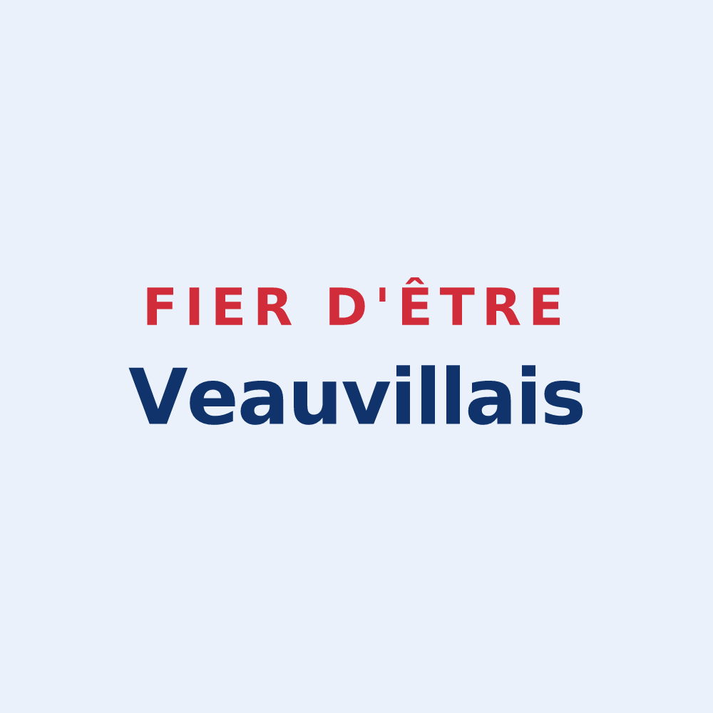 Sticker « Fier d'être Veauvillais » — design pour Veauville-lès-Quelles