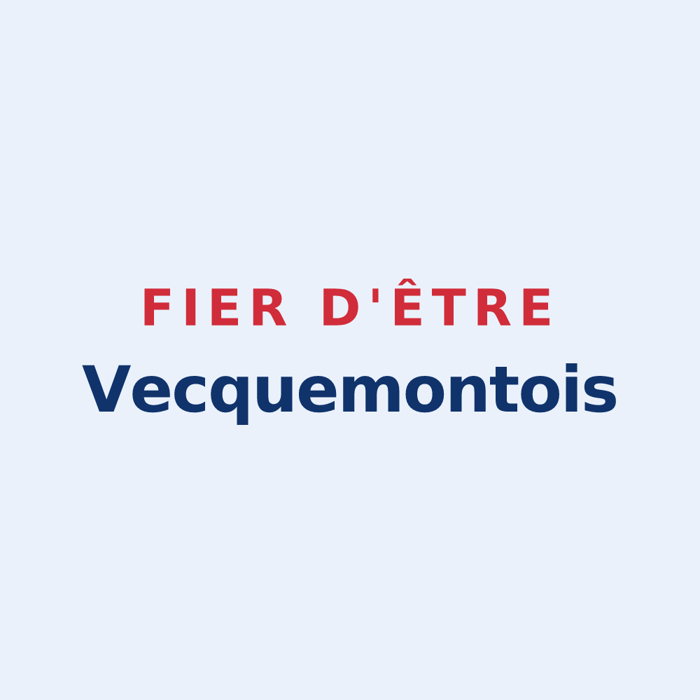 Sticker « Fier d'être Vecquemontois » — design pour Vecquemont