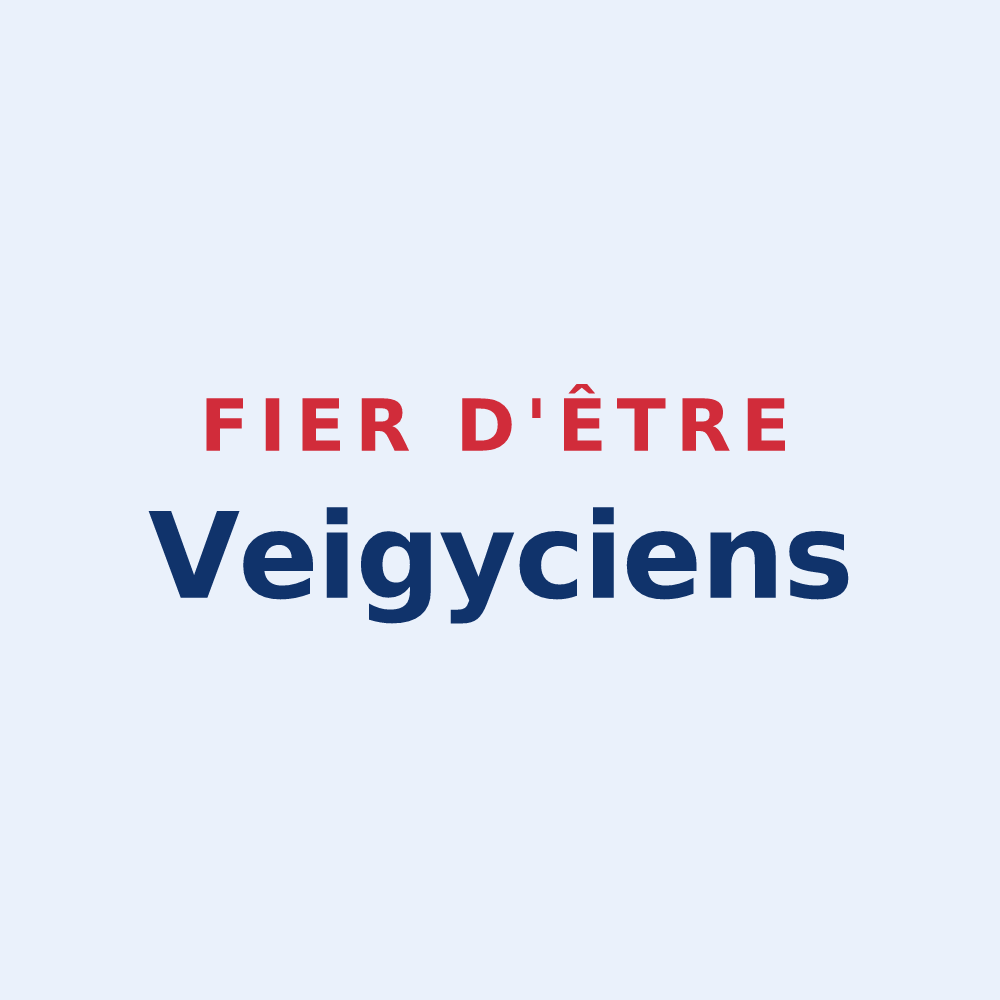 Sticker « Fier d'être Veigyciens » — design pour Veigy-Foncenex