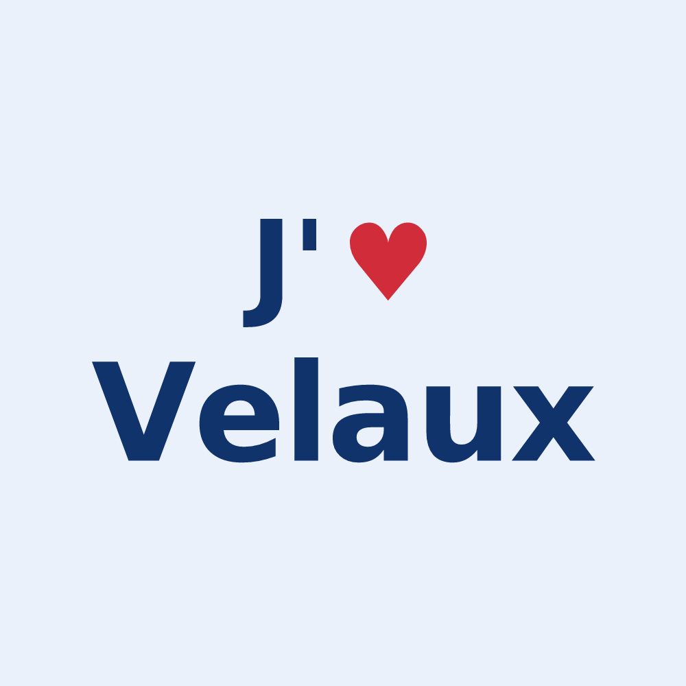 Sticker personnalisé Velaux — design J'aime Velaux
