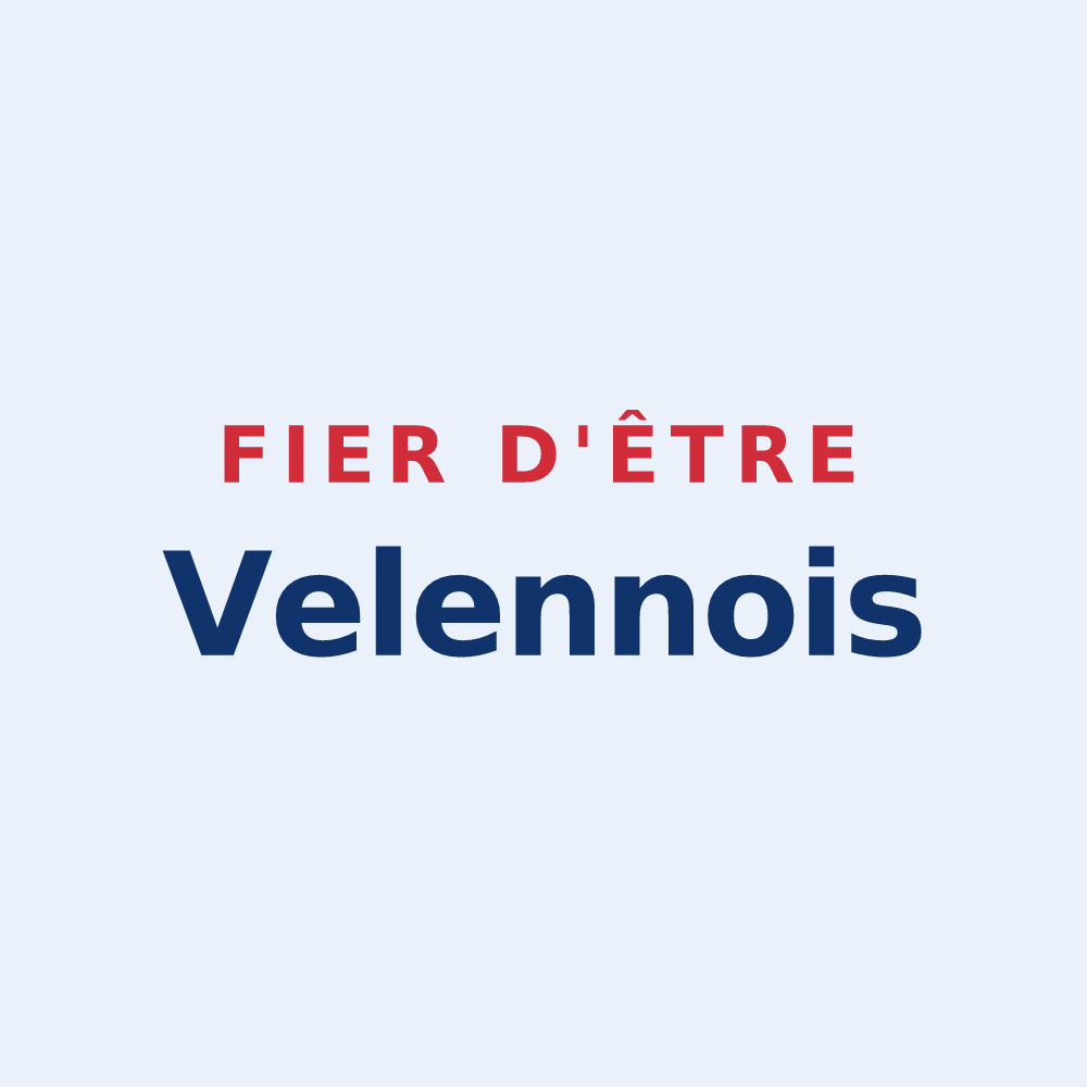 Sticker « Fier d'être Velennois » — design pour Velennes