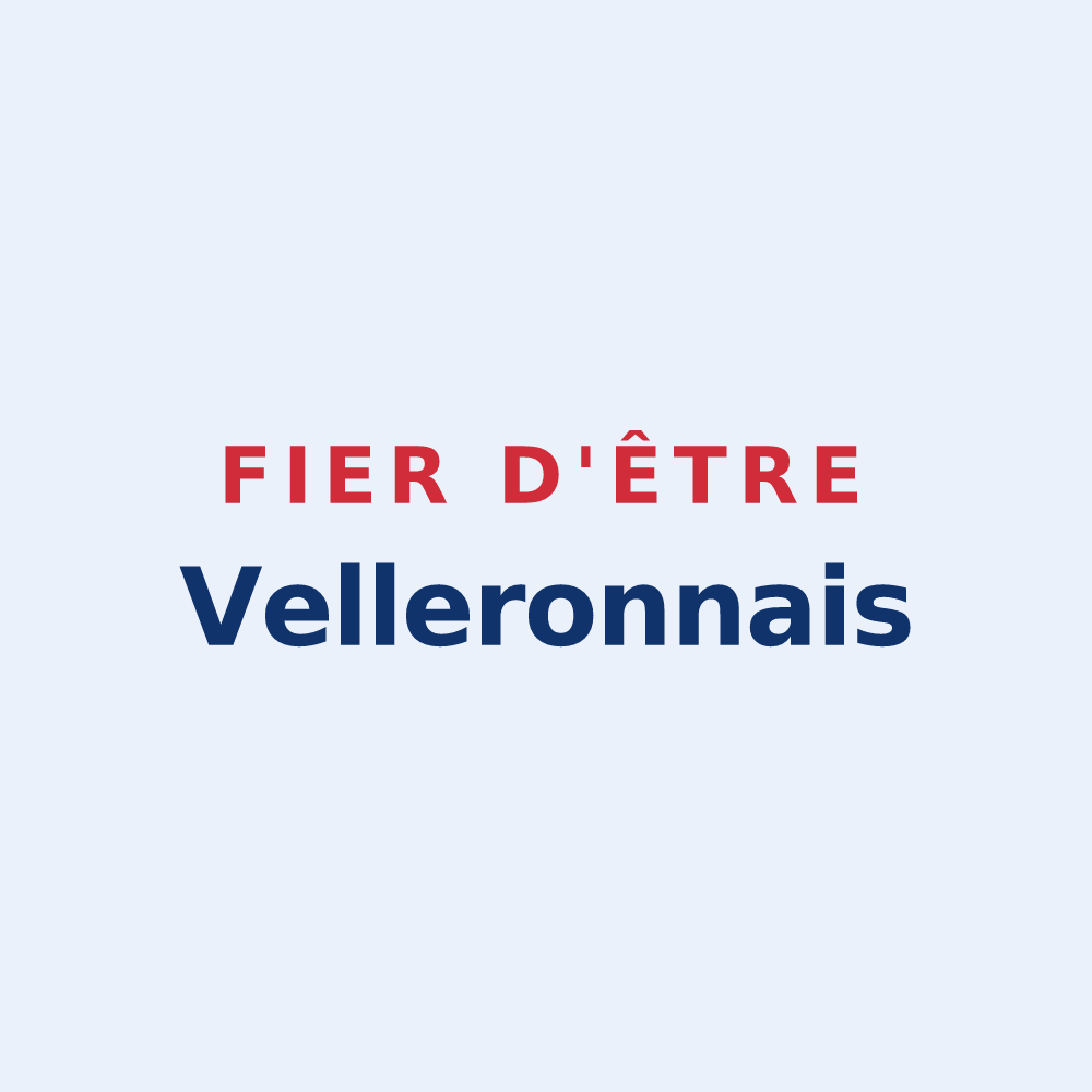 Sticker « Fier d'être Velleronnais » — design pour Velleron