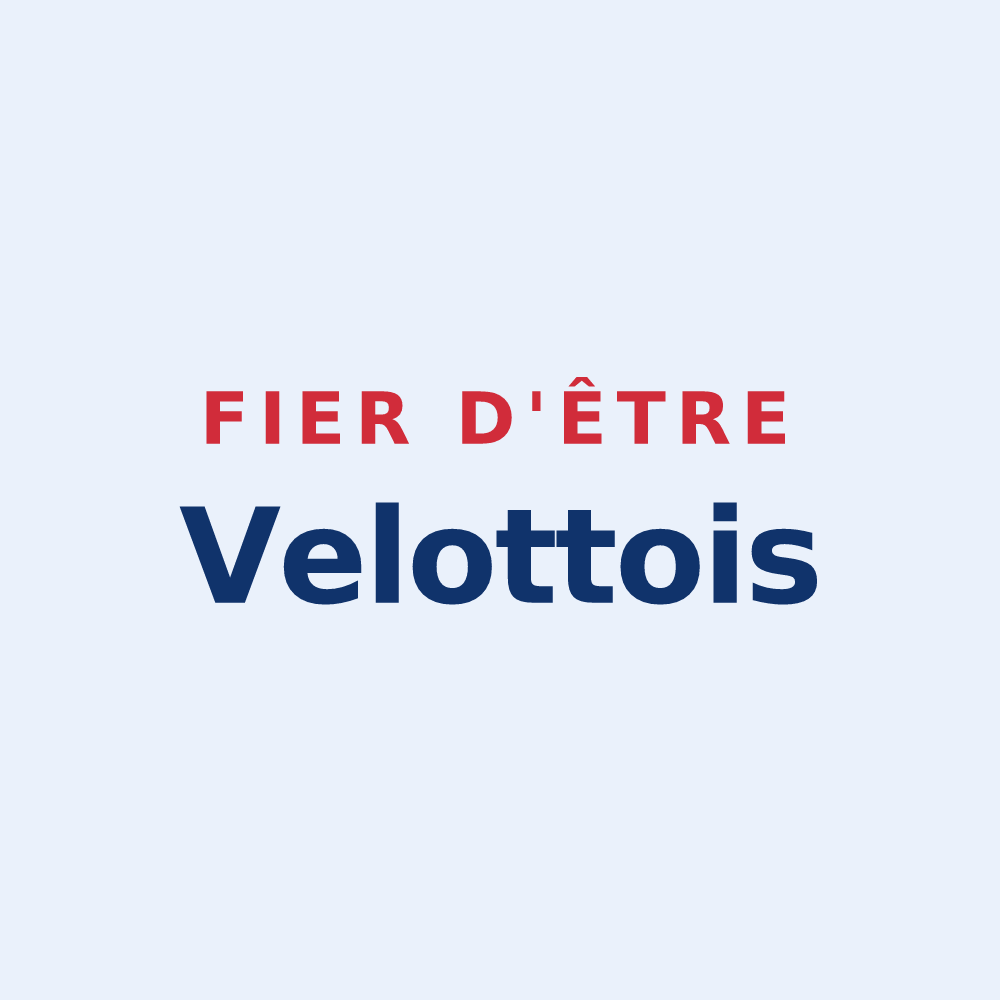 Sticker « Fier d'être Velottois » — design pour Velotte-et-Tatignécourt