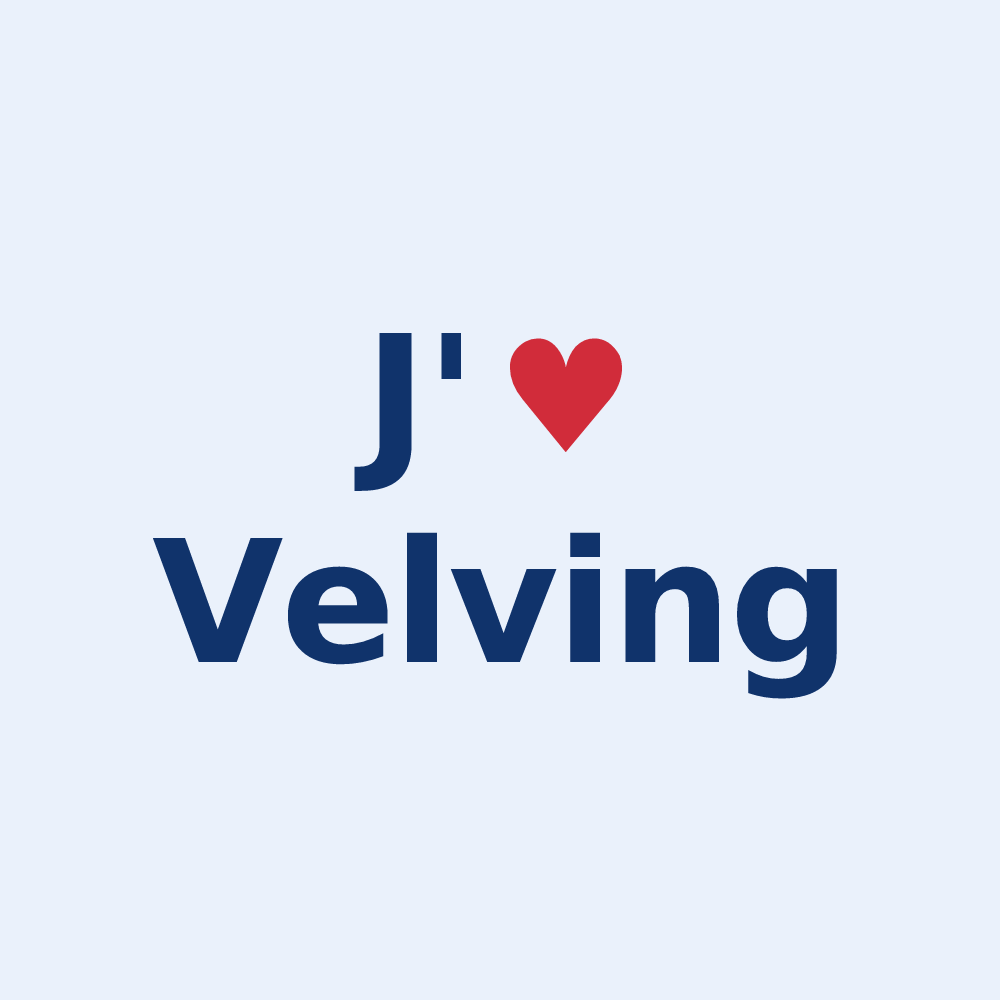 Sticker personnalisé Velving — design J'aime Velving