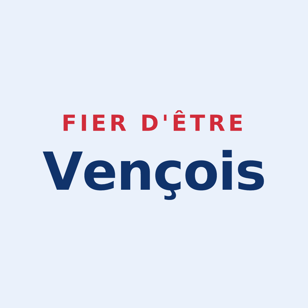 Sticker « Fier d'être Vençois » — design pour Vence