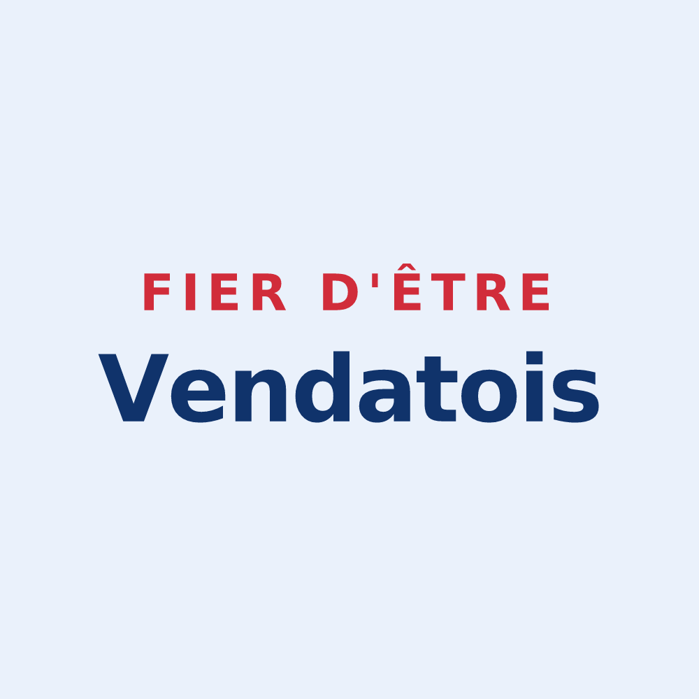 Sticker « Fier d'être Vendatois » — design pour Vendat