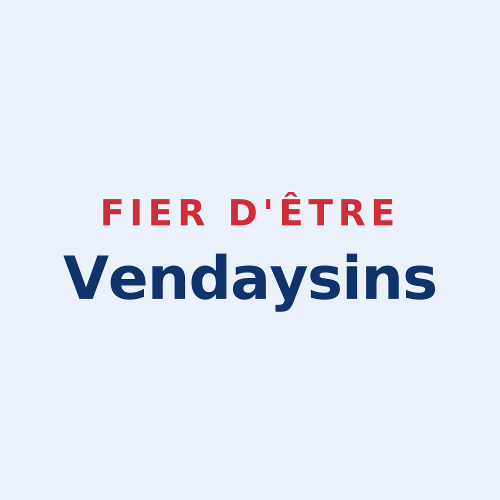 Sticker « Fier d'être Vendaysins » — design pour Vendays-Montalivet