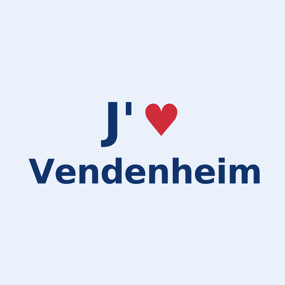 Sticker personnalisé Vendenheim — design J'aime Vendenheim