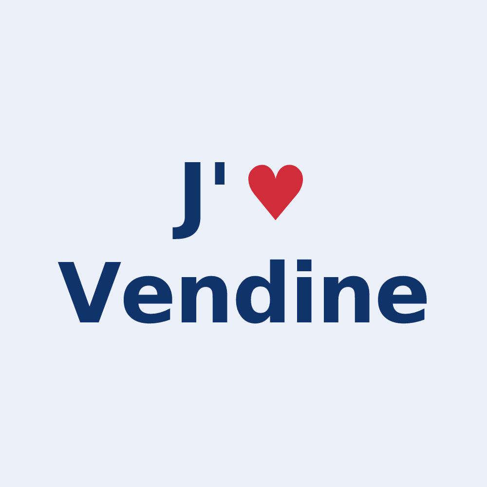 Sticker personnalisé Vendine — design J'aime Vendine