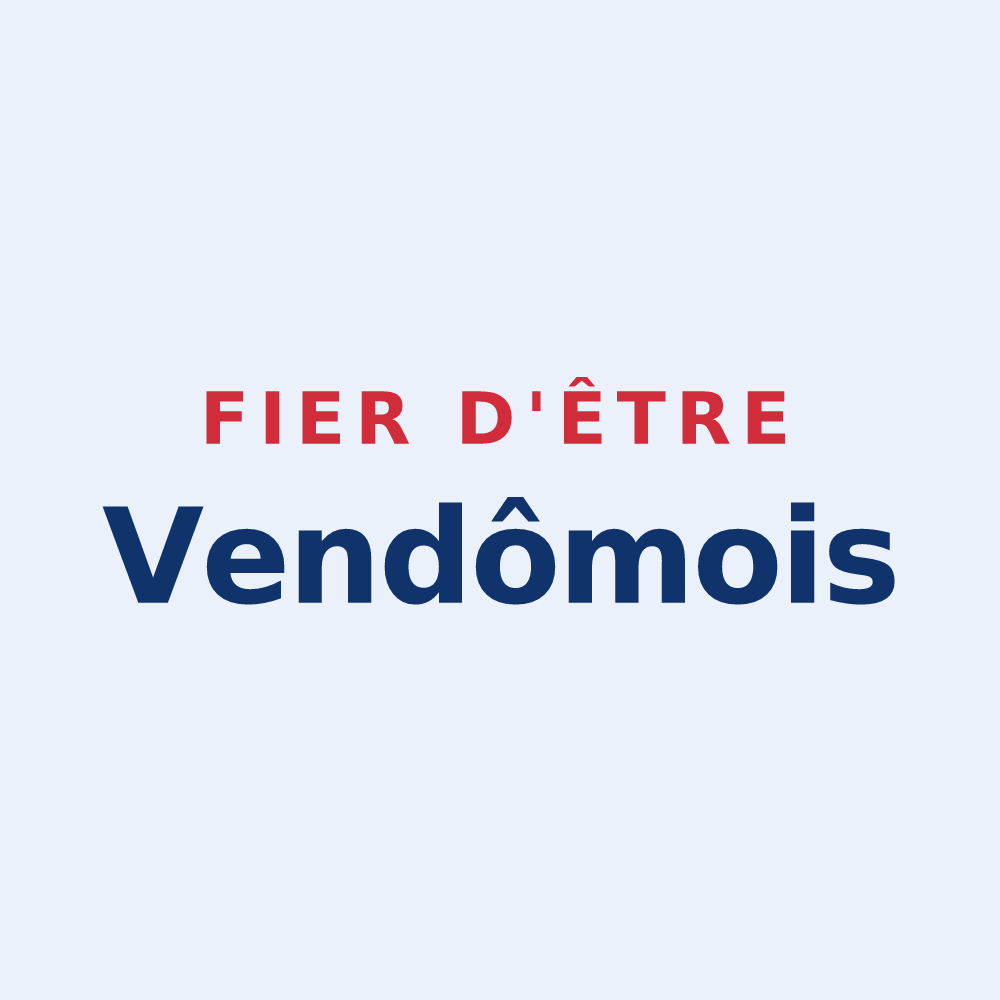 Sticker « Fier d'être Vendômois » — design pour Vendôme
