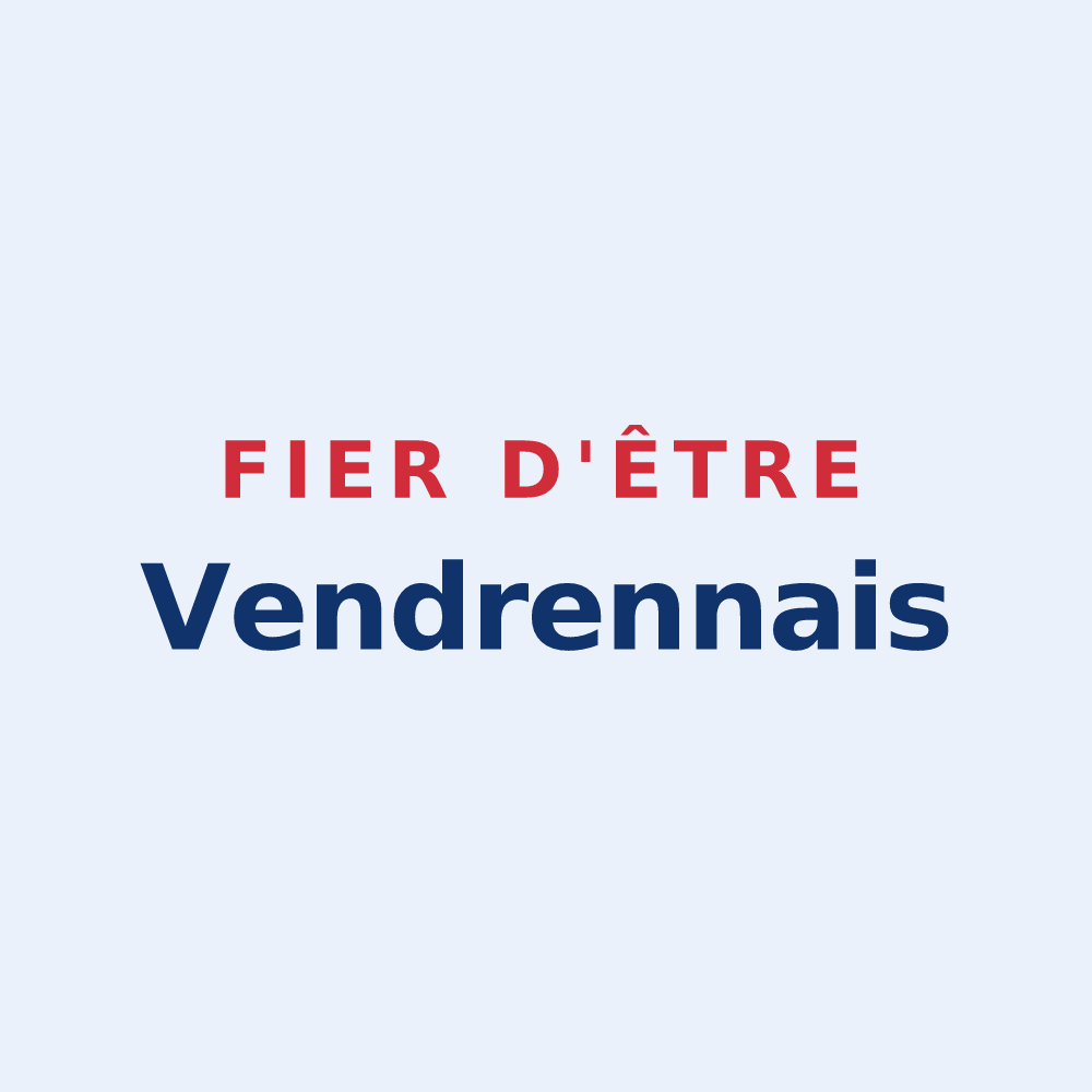 Sticker « Fier d'être Vendrennais » — design pour Vendrennes