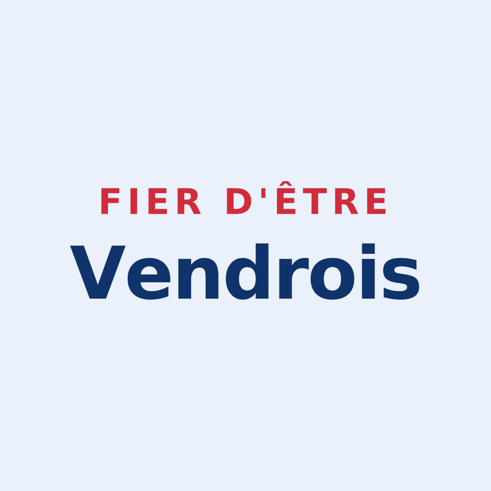 Sticker « Fier d'être Vendrois » — design pour Vendres